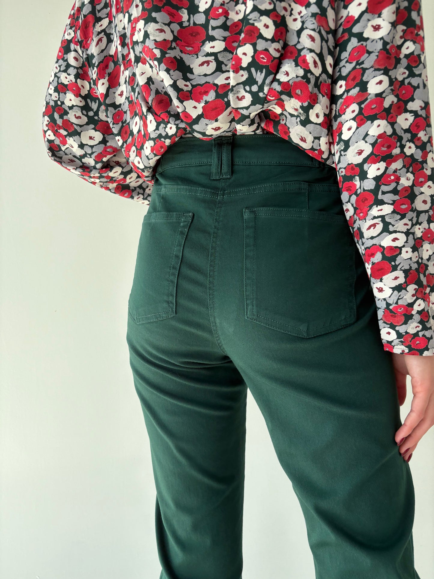 Jeans confort modelatori forest green