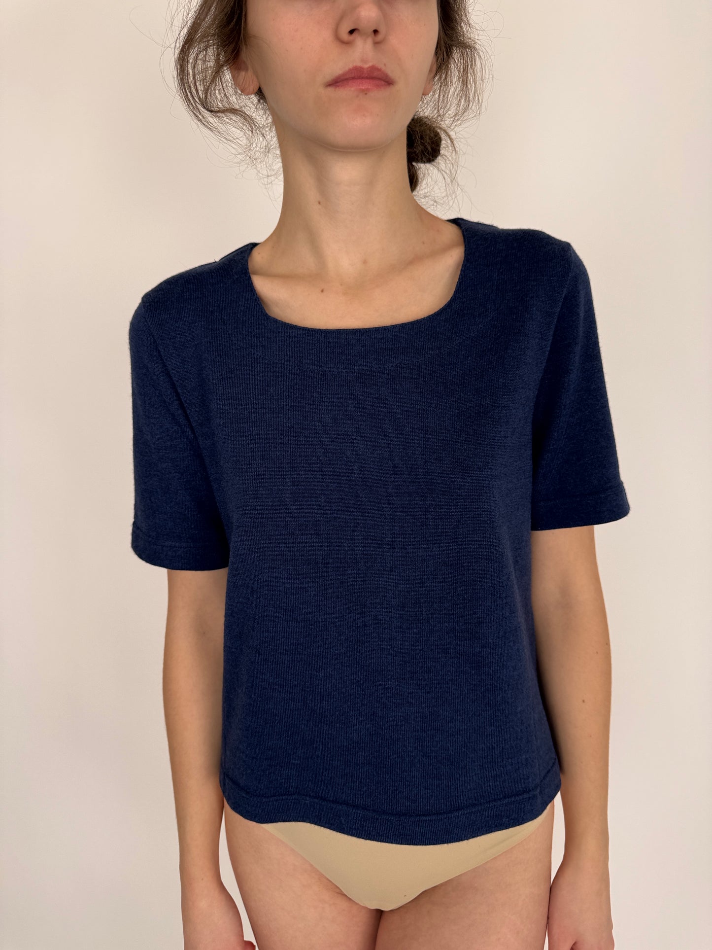 Top italian din lana merino extrafina