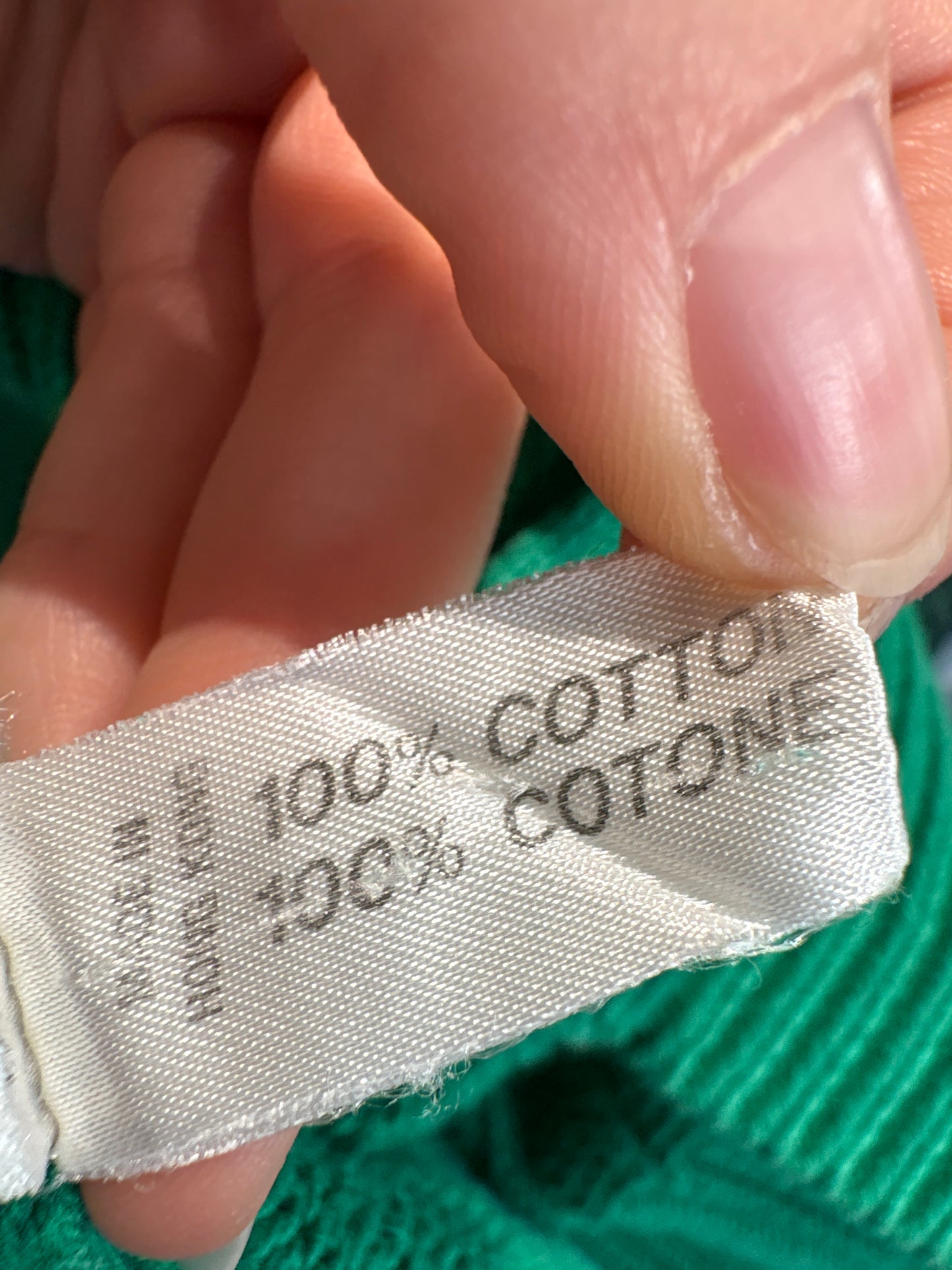 Cardigan vintage Armani din bumbac verde smarald cu torsade