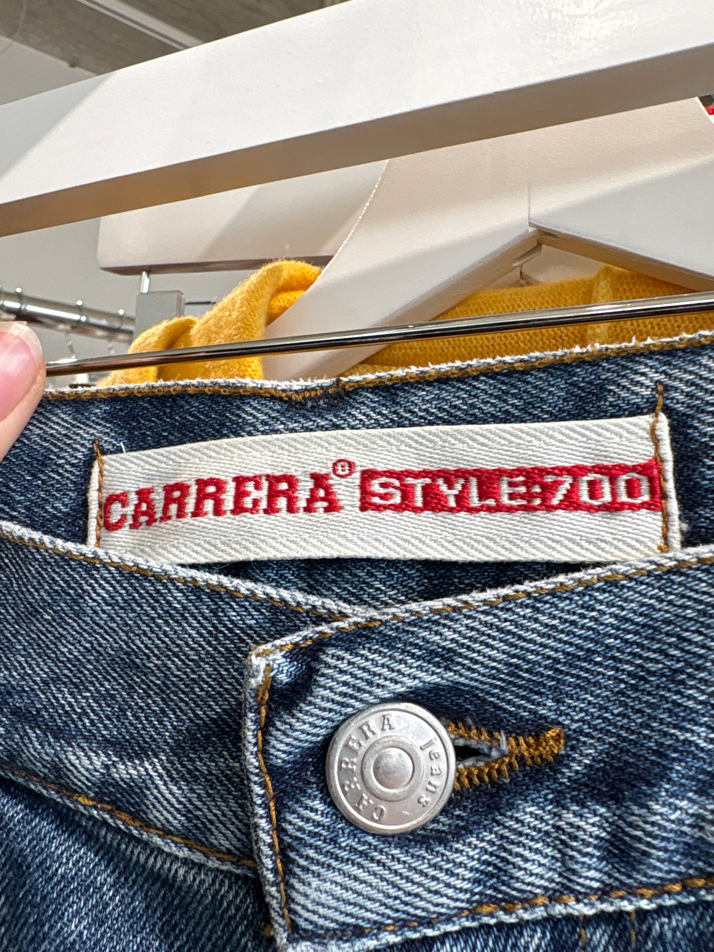 Jeans premium vintage italienești classic wash straight leg