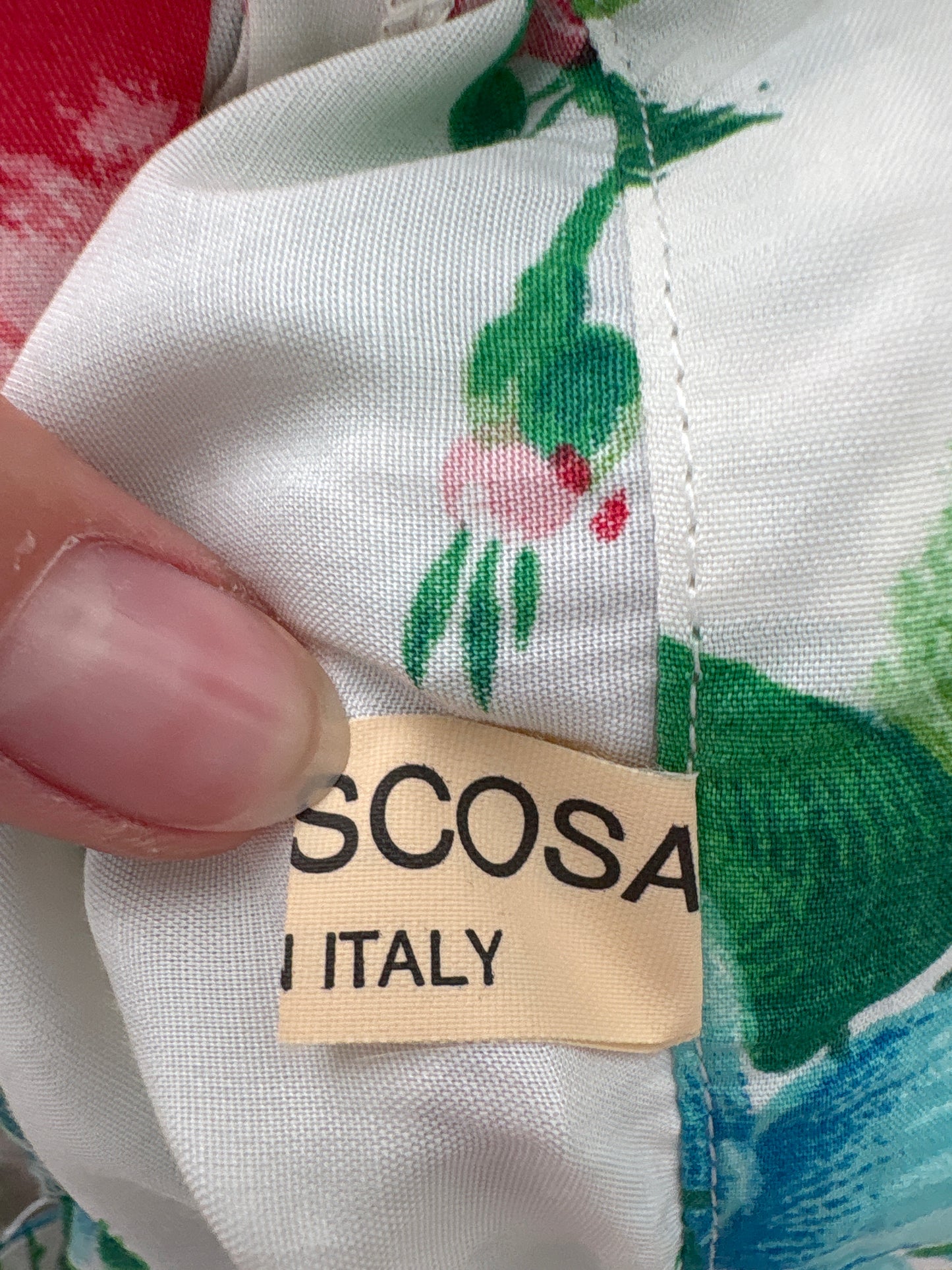 Fustă vintage cu print floral superb în croi foarte amplu