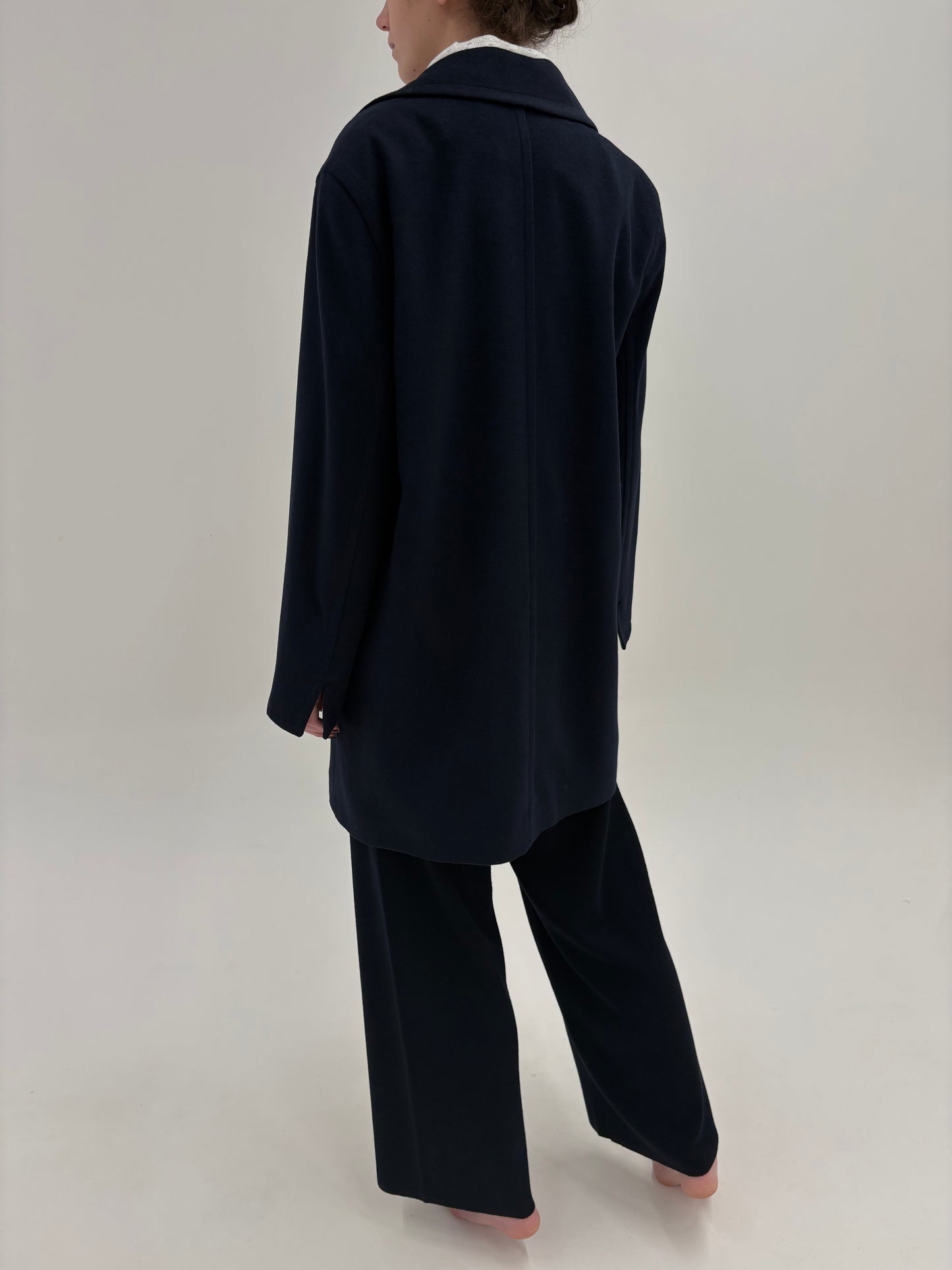 Palton luxury vintage Mondi by Escada din cașmir, Angora și lana