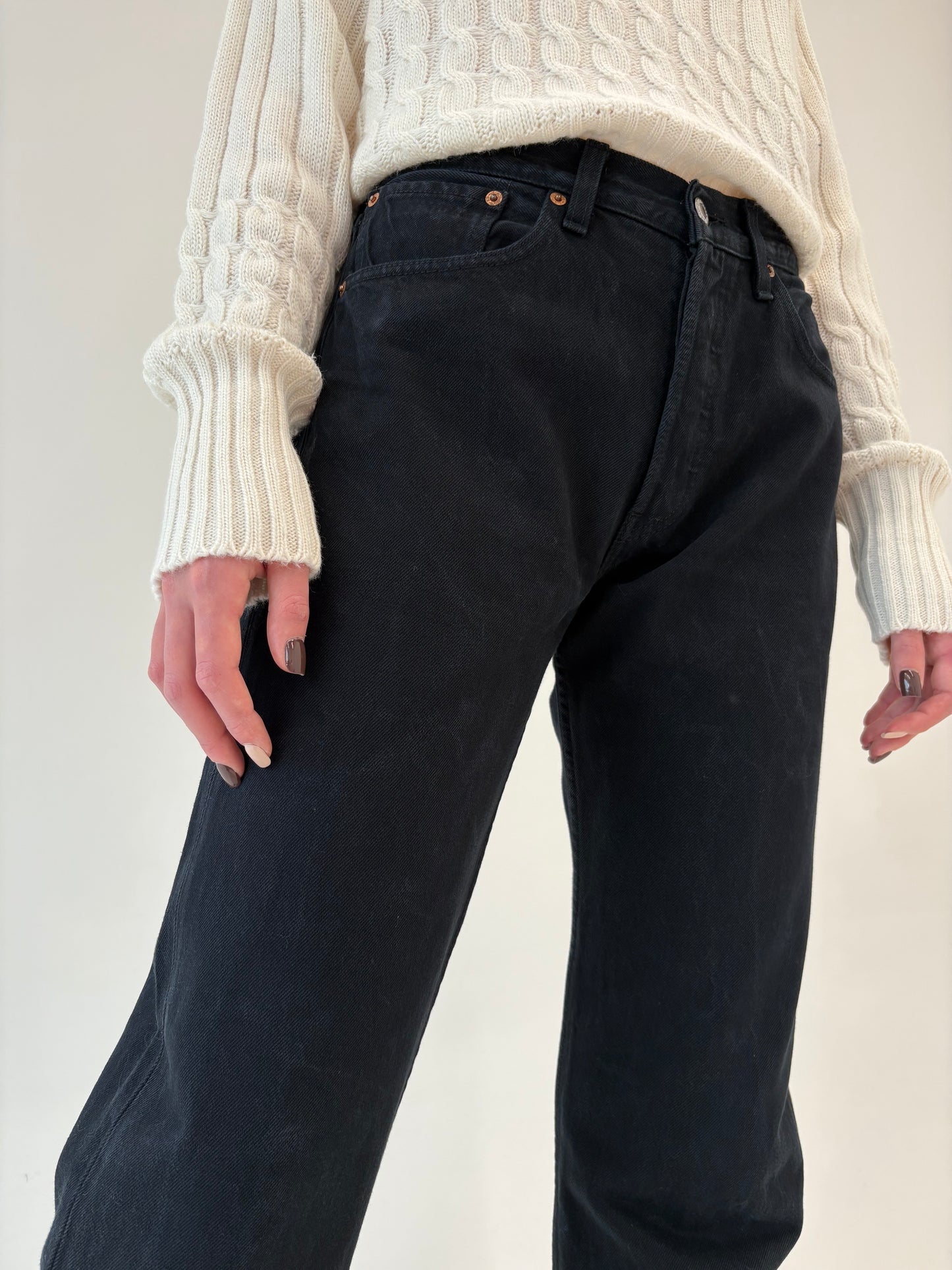 Jeans Levi’s tall 501 negru
