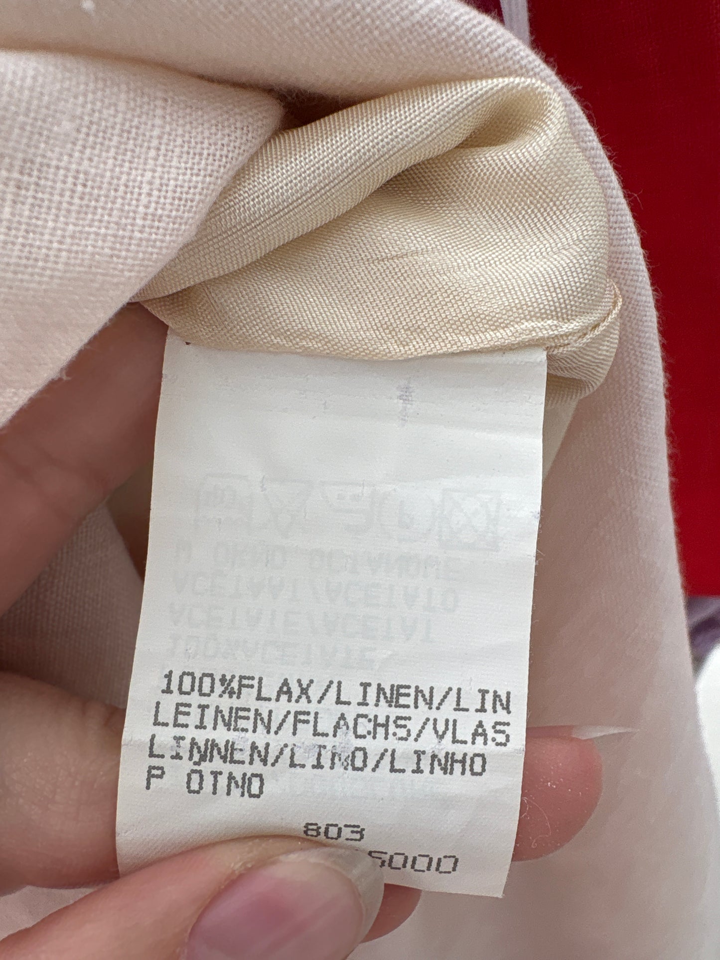 Fustă maxi light nude din in premium