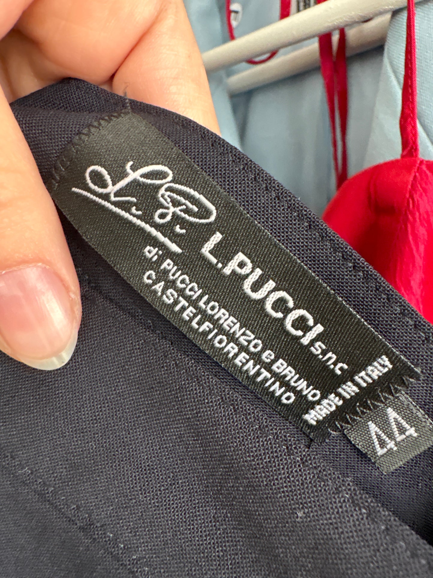 Pantaloni navy clasici business premium italienești cu talie ultra înaltă