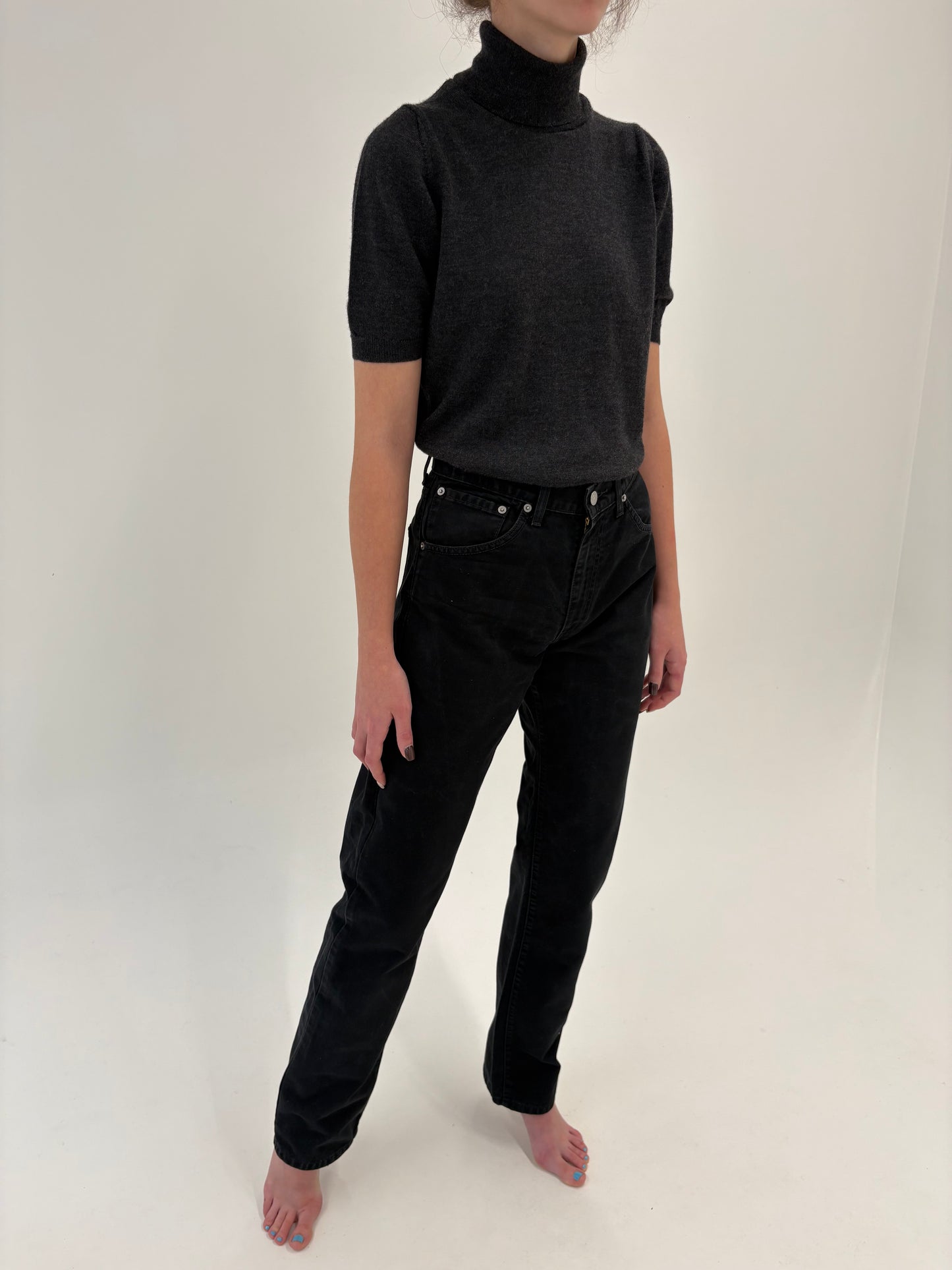 Jeans Levi’s tall modei 521 straight leg black wash