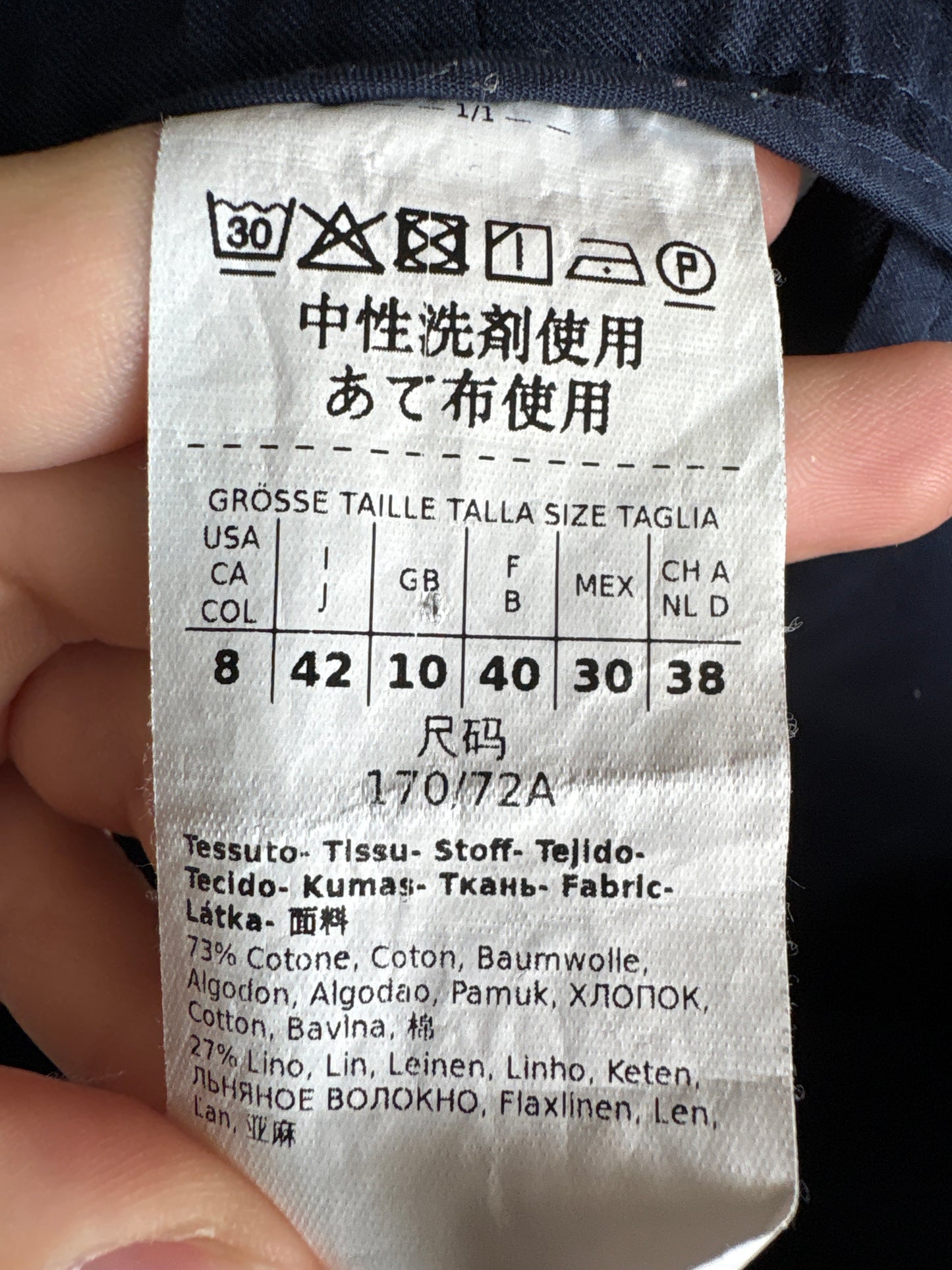 Pantaloni Max Mara palazzo din twill de bumbac cu în și talie ultra înaltă
