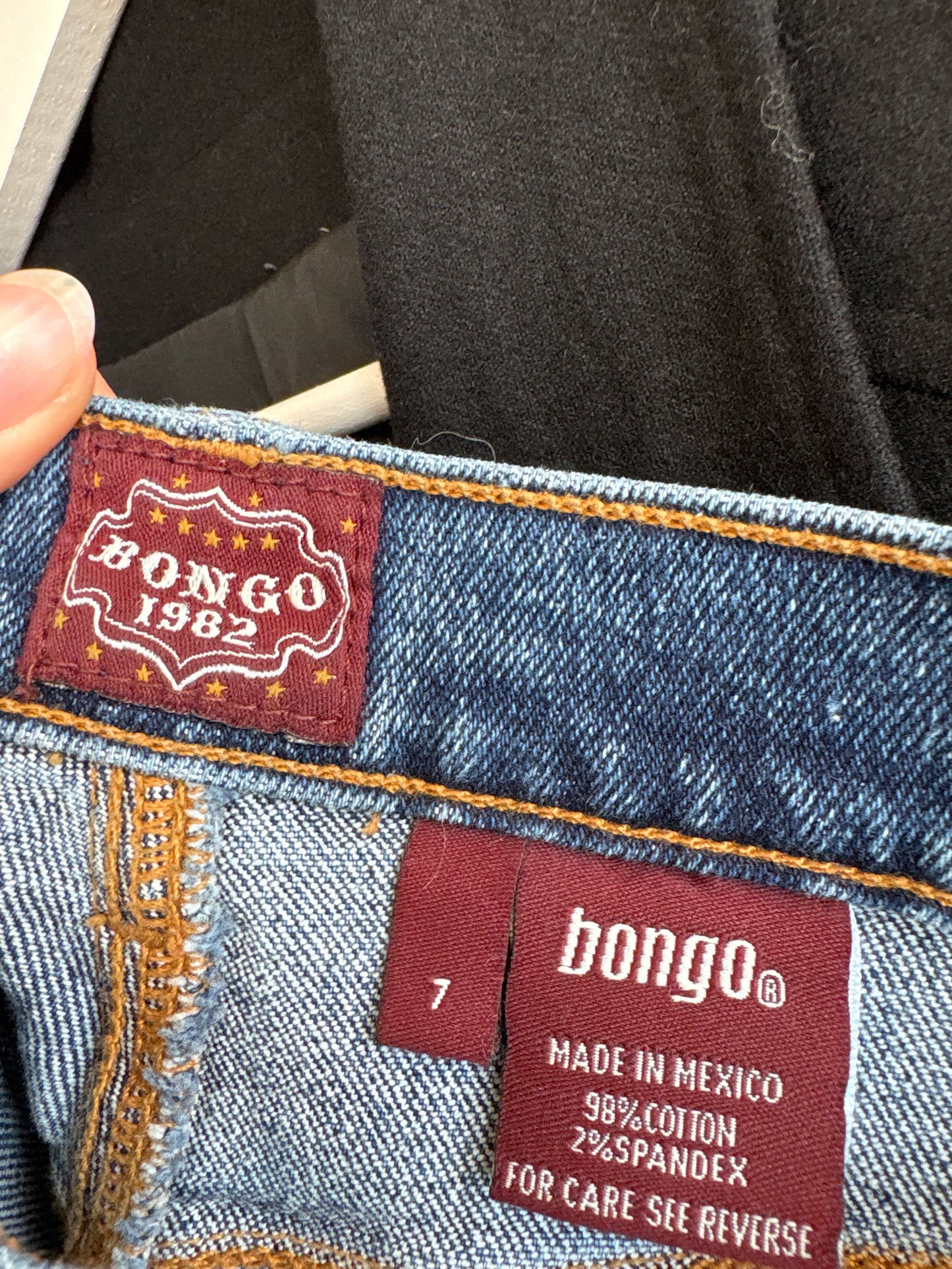 Jeans ușor vedeți vintage premium din material ultra modelator plin