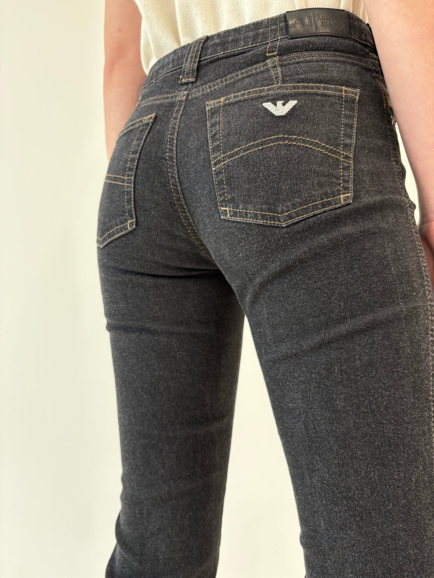 Jeans dark wash Armani modelatori