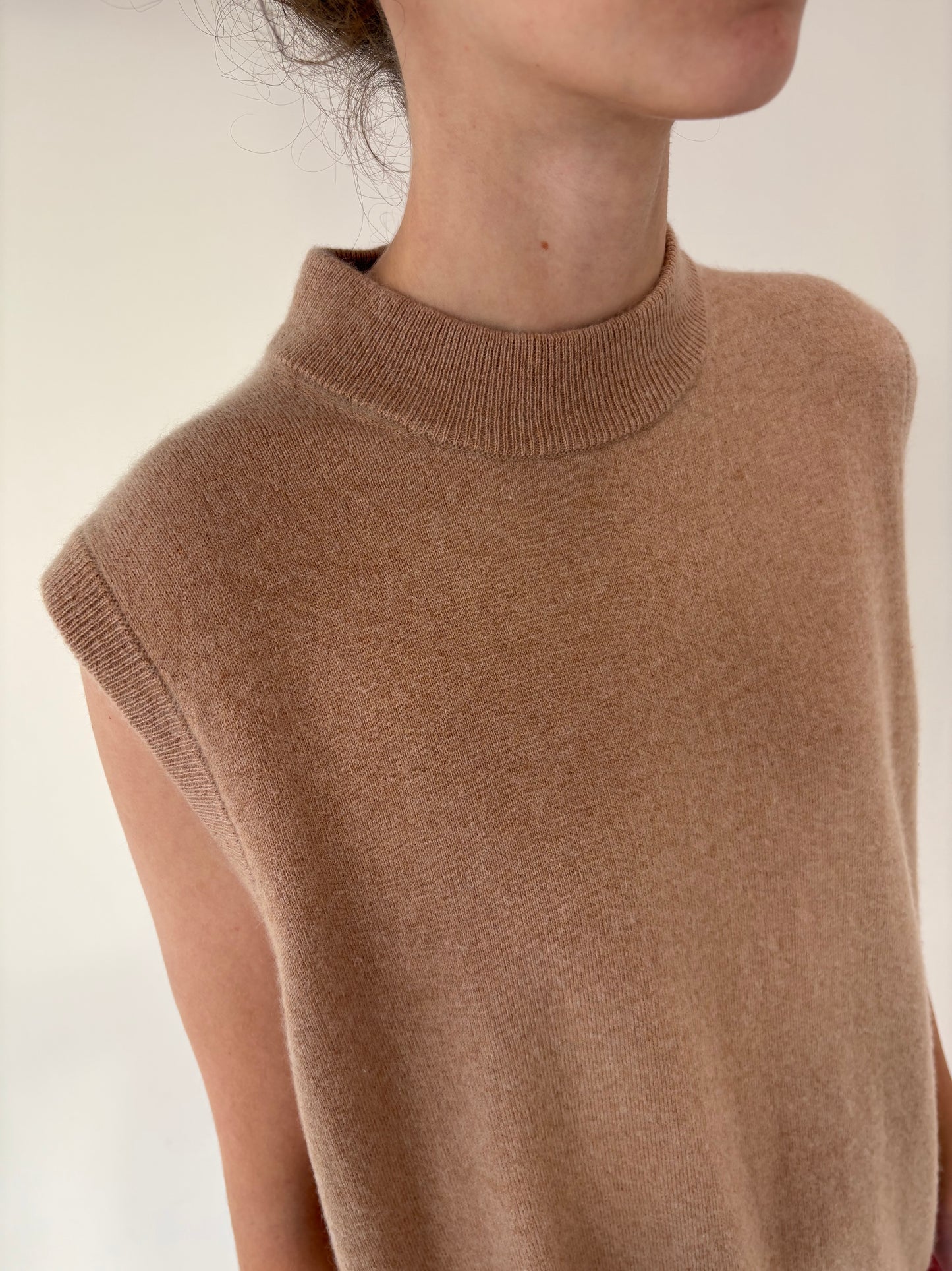 Maleta camel din cașmir multiply