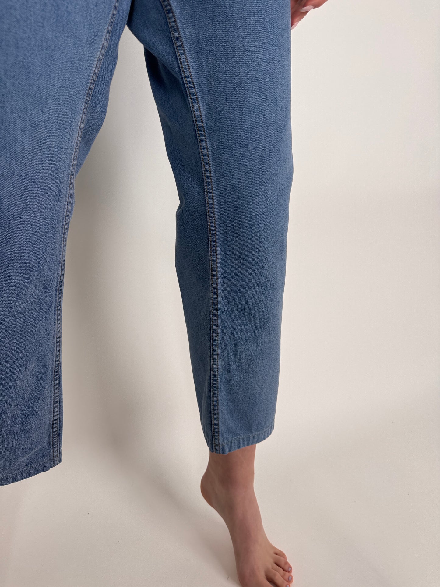 Jeanși vintage premium italienești straight leg classic wash