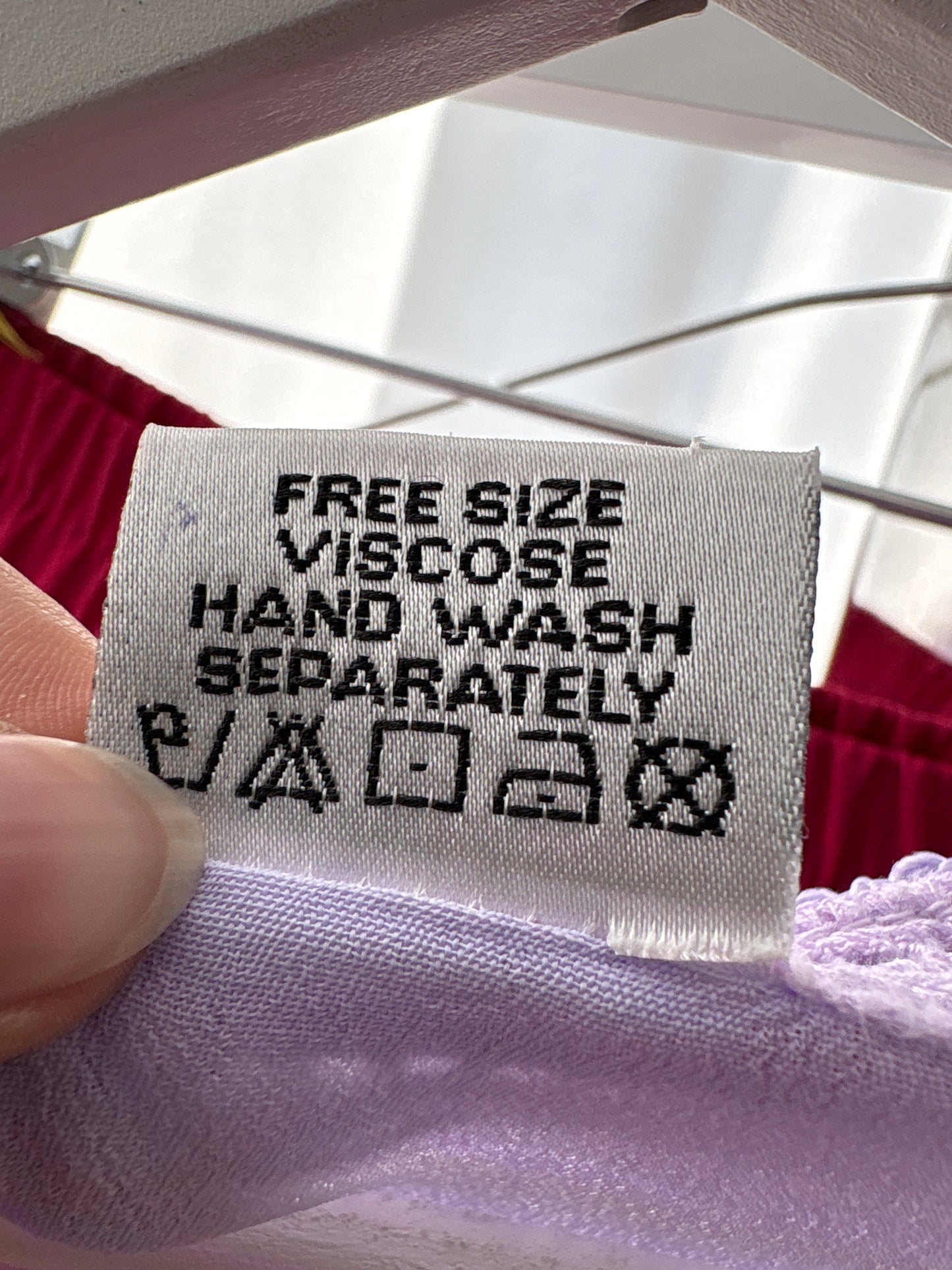 Top vintage lavandă cu 2 tipuri de broderie