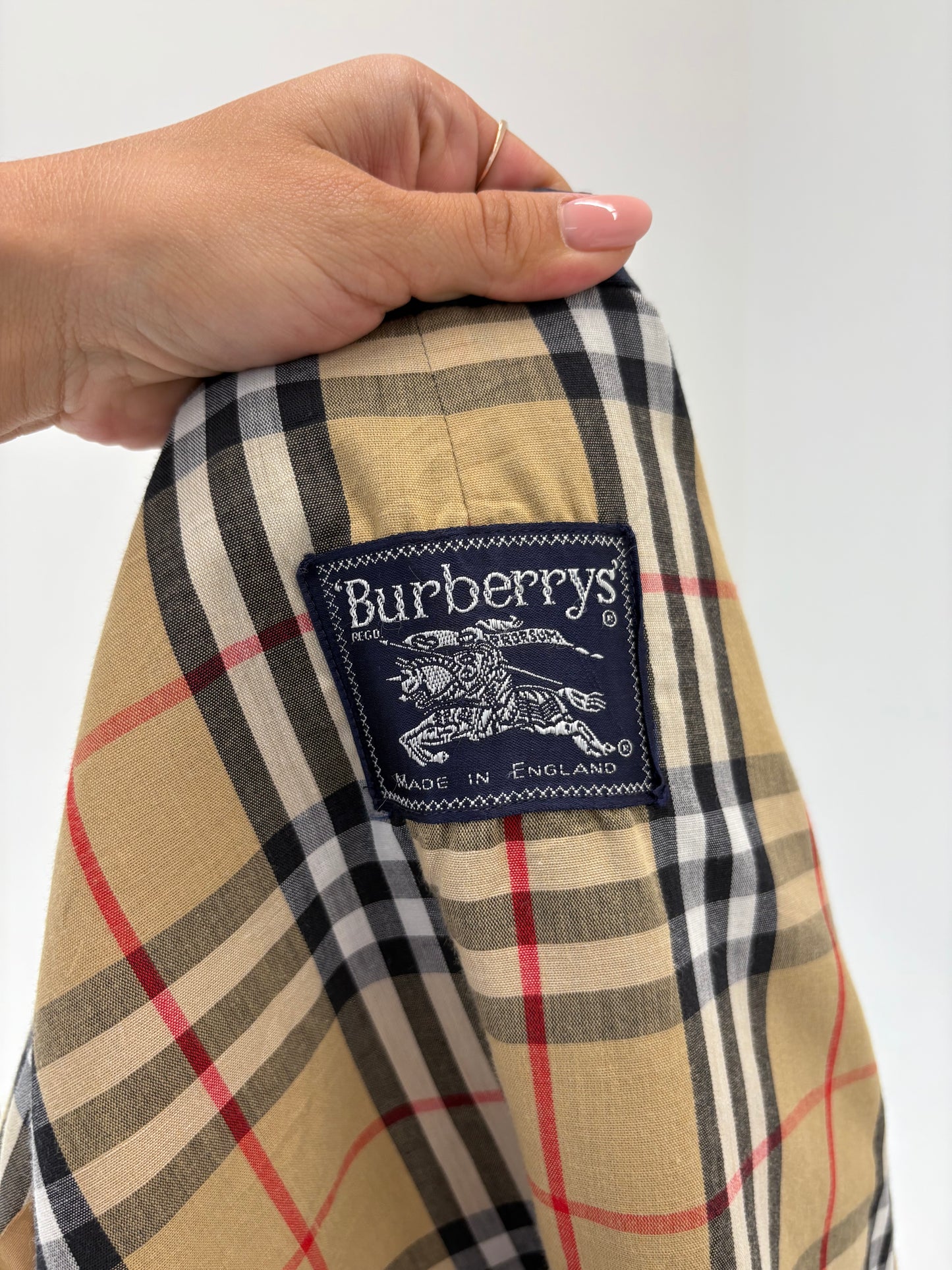Trench Burberry vintage petite Navy blue