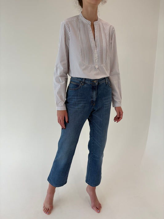 Jeans bootcut Armani Collezioni gamă ultra luxury modelatori classic wash