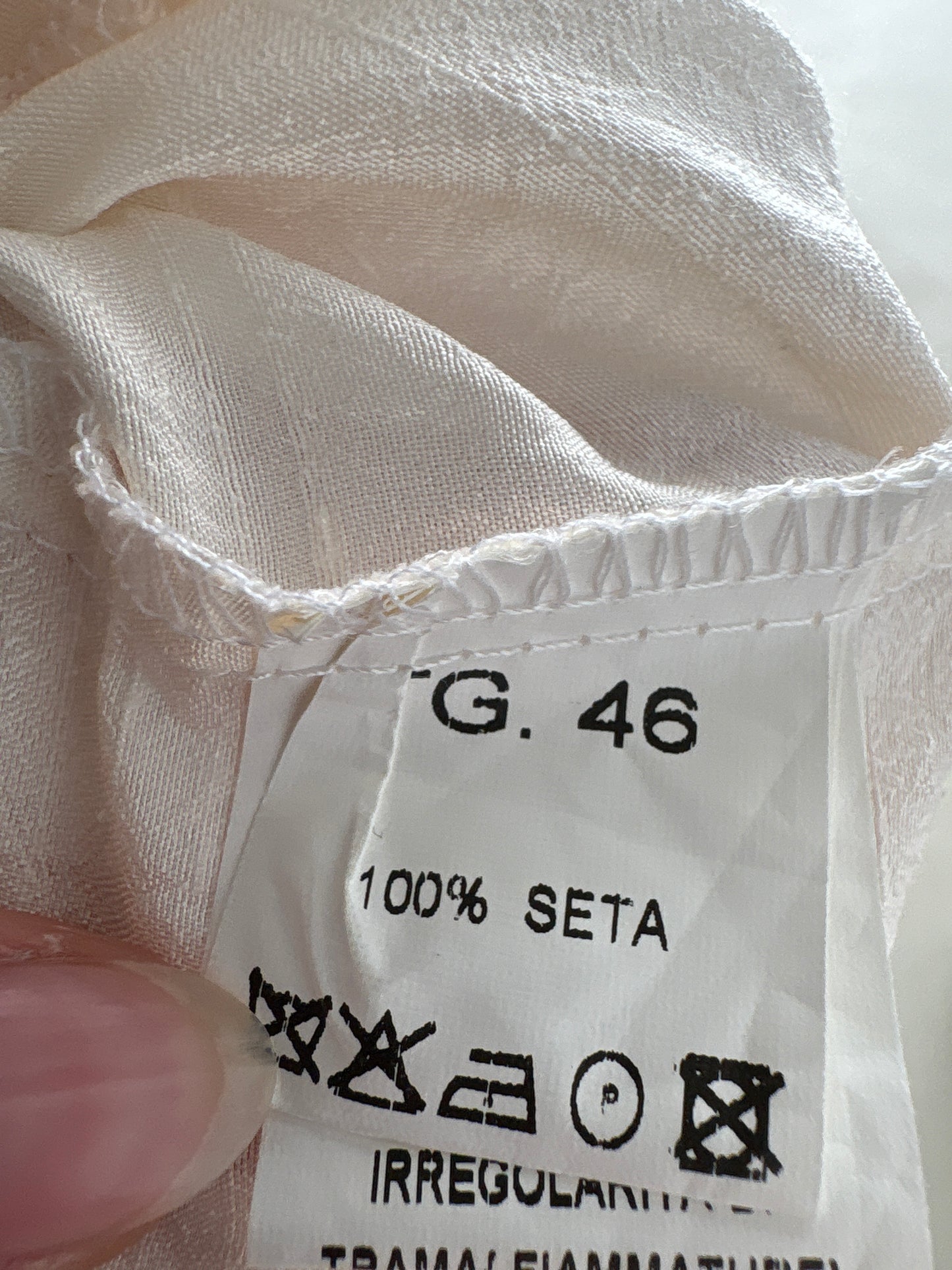 Pantaloni petite sau capri din mătase naturală dupioni