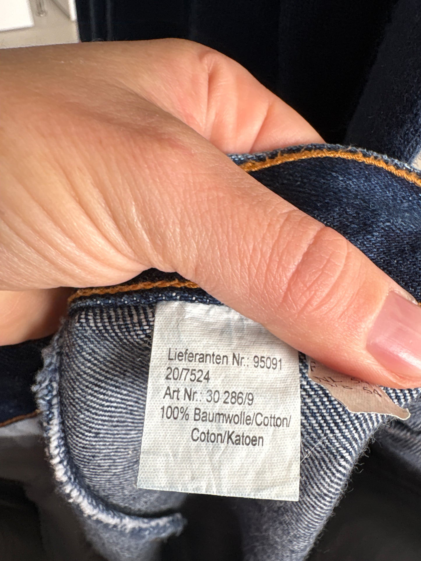 Jeans vintage tall groși cu talie înaltă classic wash