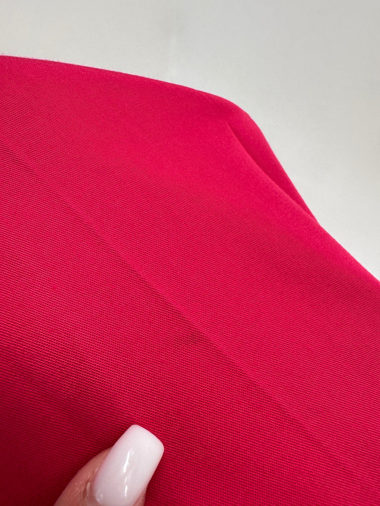 Fustă vintage plisată magenta cu talie ultra înaltă din twill