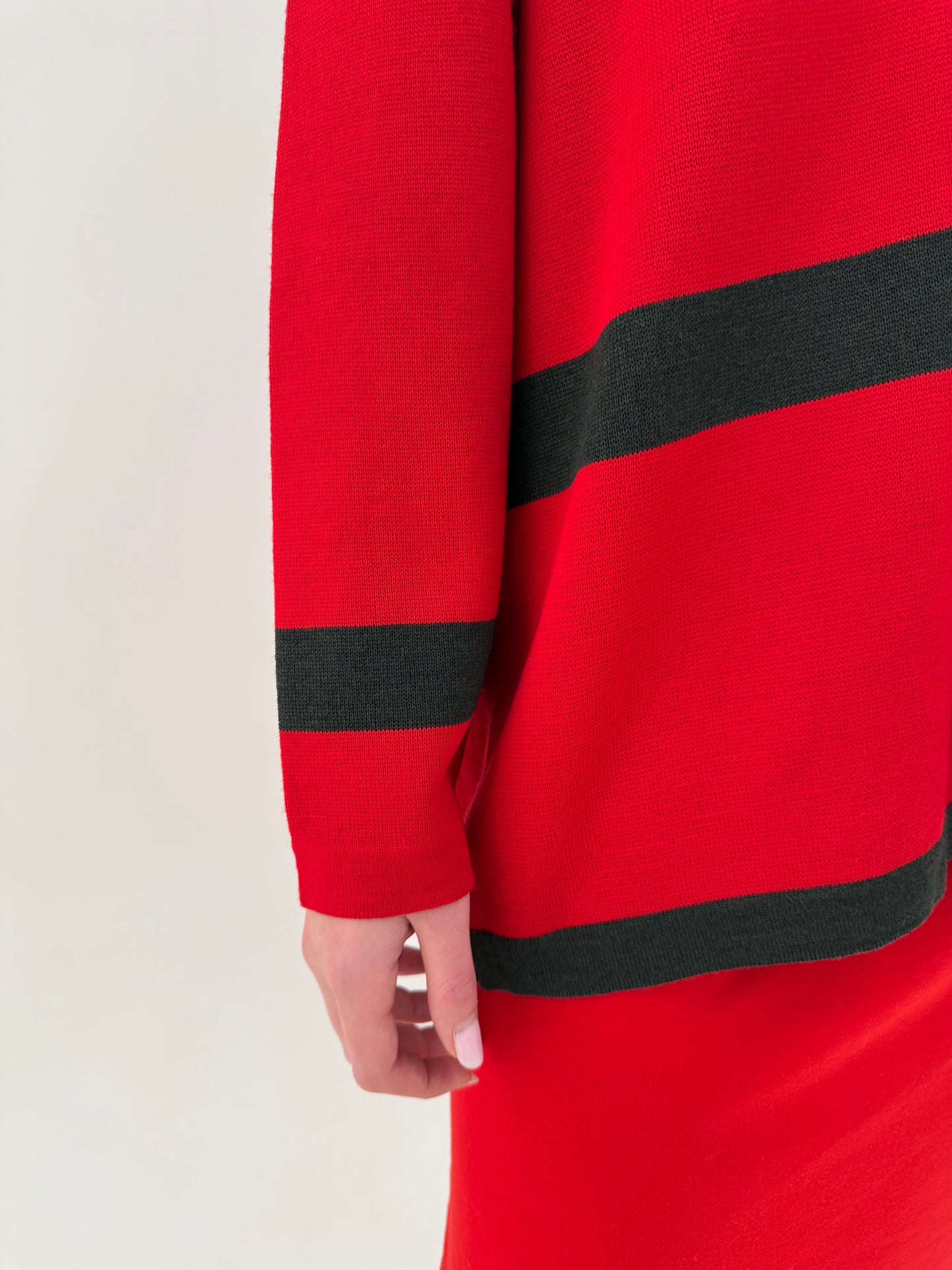 Cardigan vintage excepțional italian din lana extrafina de gramaj mare