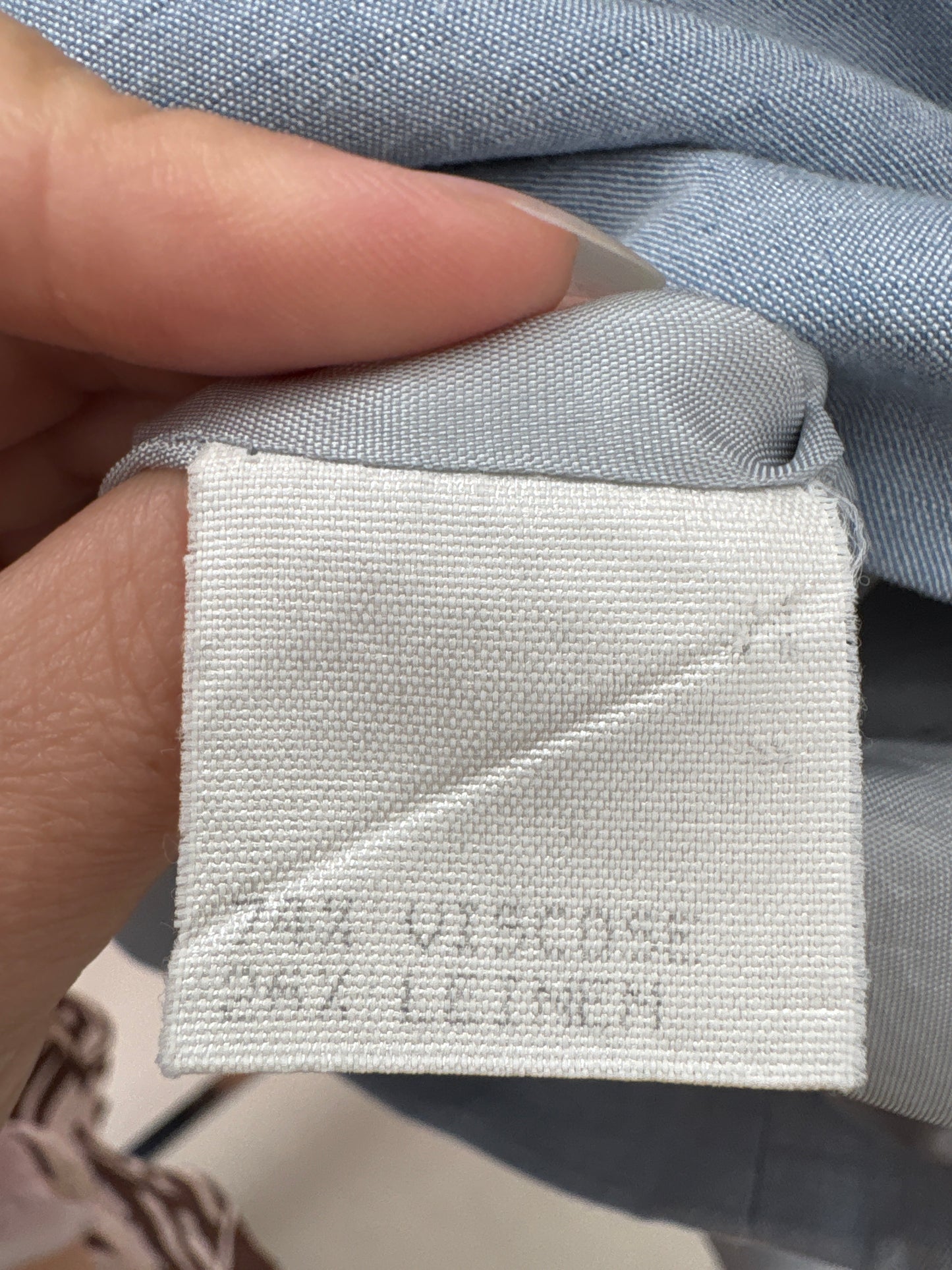 Sacou baby blue în croi minimalist stil Chanel din pânză de in și vascoza