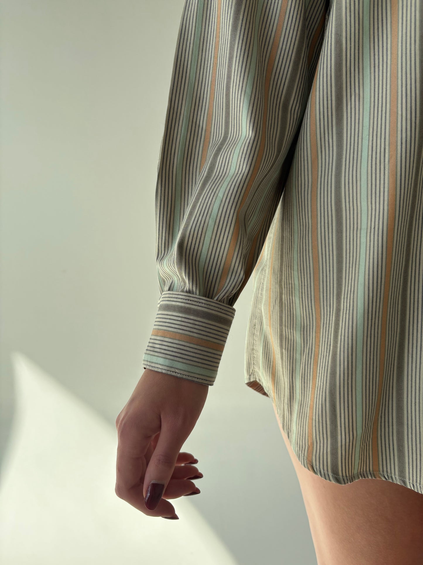 Cămașa premium italiană din poplin gros excepțional texturat de bumbac