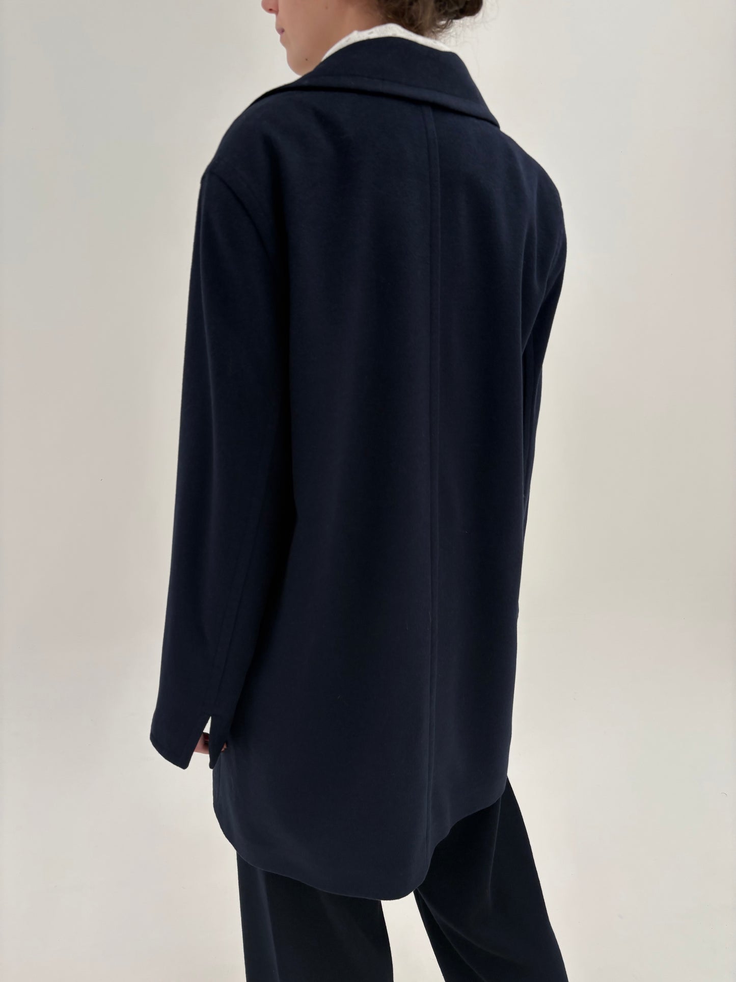 Palton luxury vintage Mondi by Escada din cașmir, Angora și lana