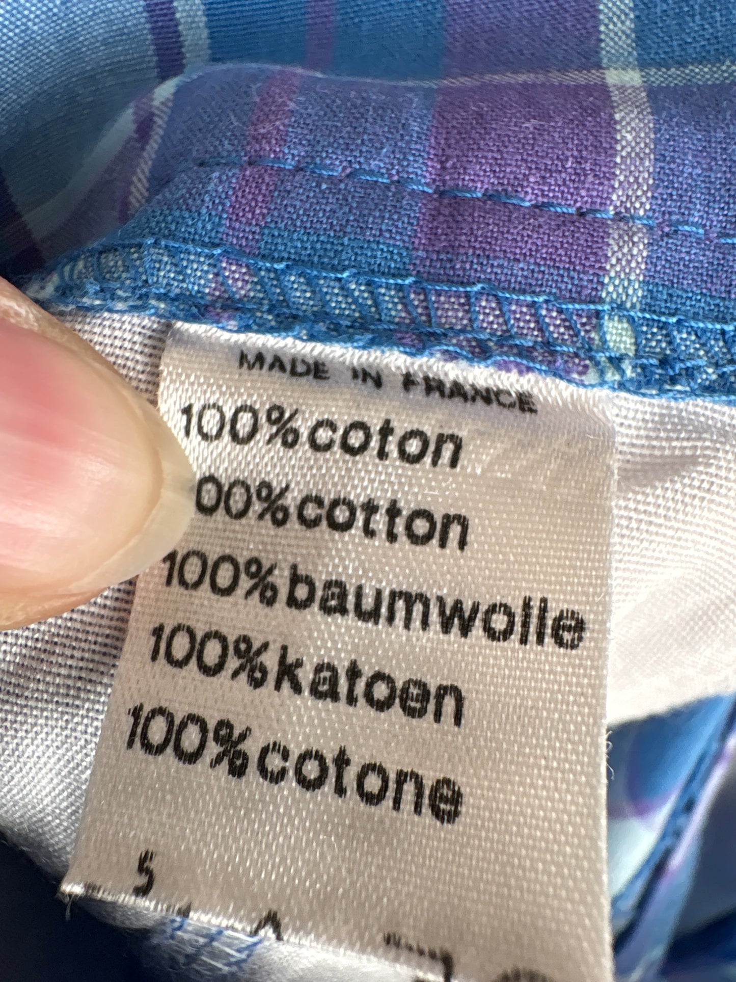 Pantaloni vintage Lacoste în carouri cu pense și talie ultra înaltă