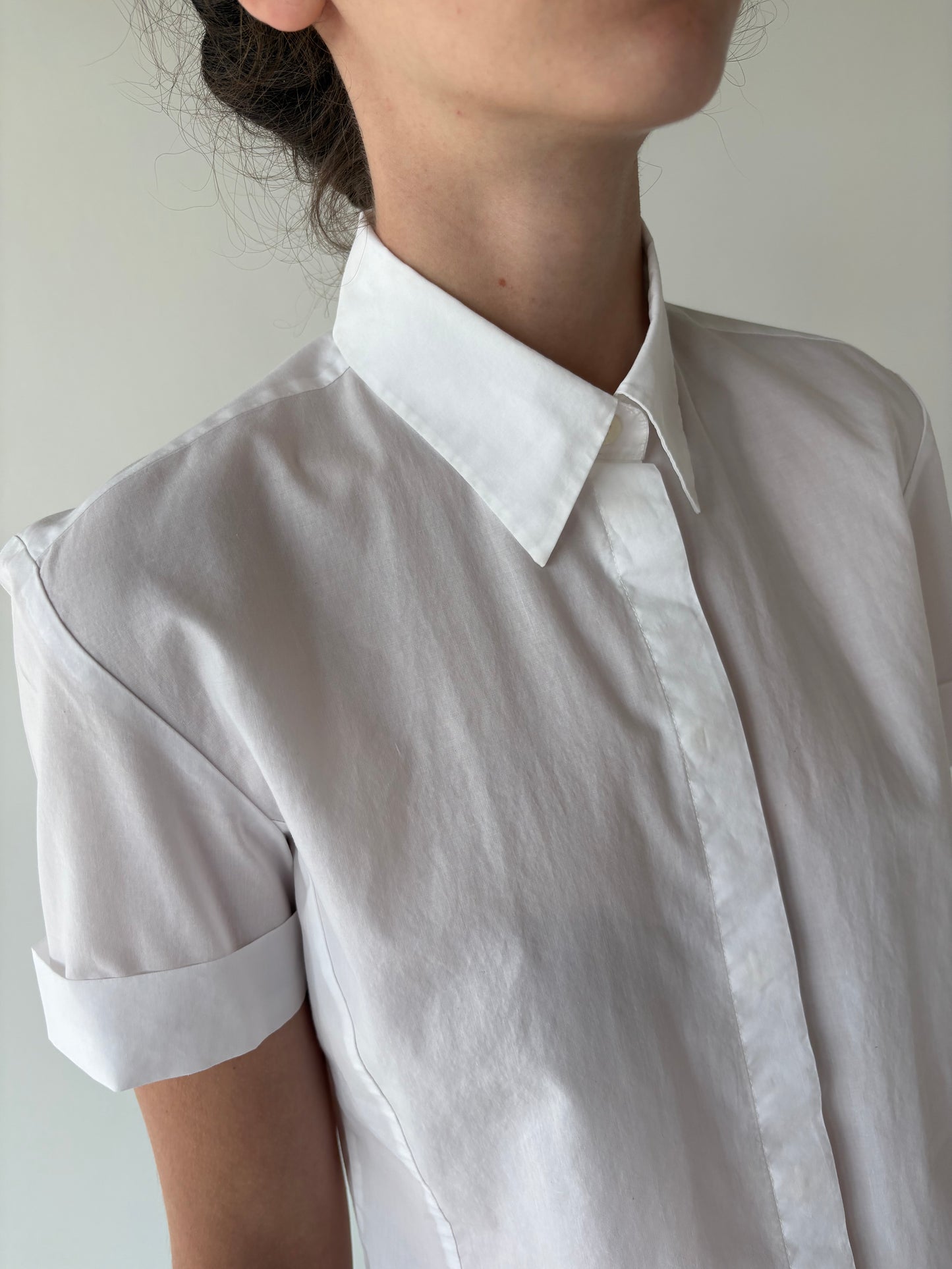 Cămașa Calvin Klein din poplin premium de bumbac
