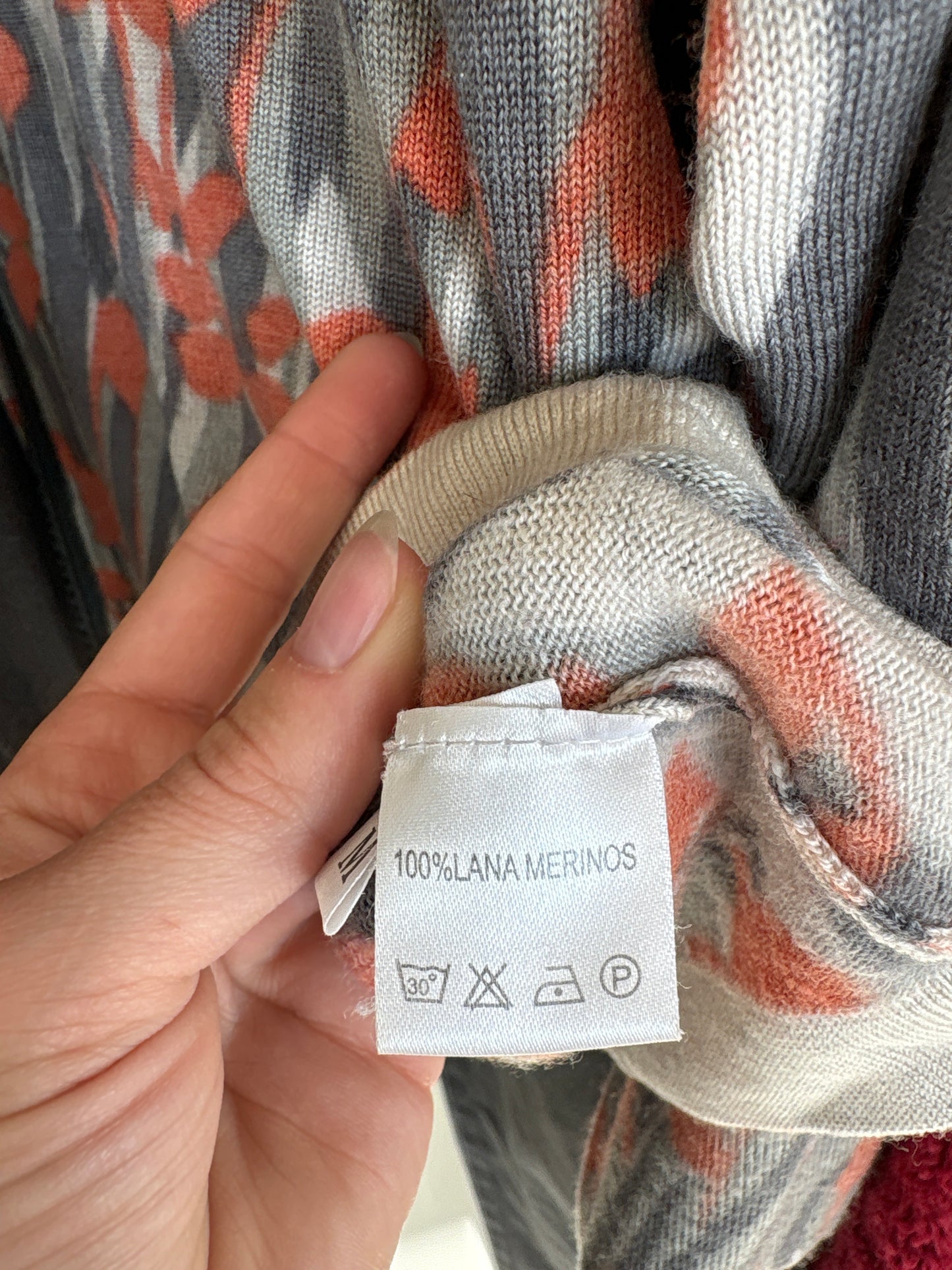Pulover italian din lana merino extrafina de gramaj mare