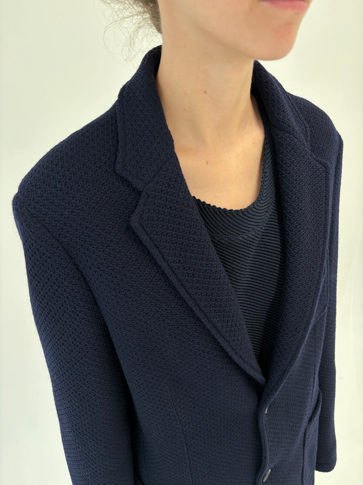 Sacou de brand luxury Falconeri din tricot gros texturat de lana extrafina