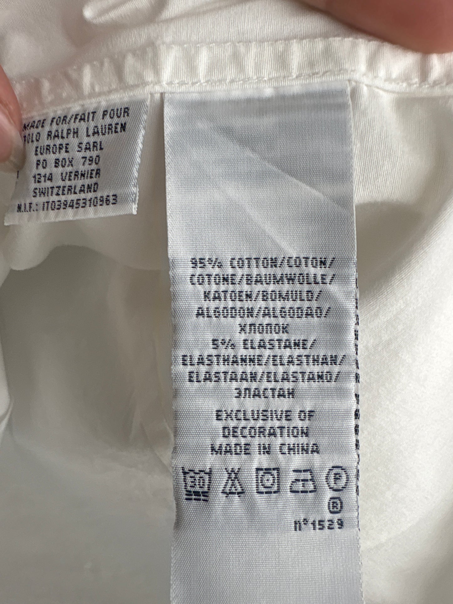 Cămașa cambrata Ralph Lauren din poplin confort excepțional