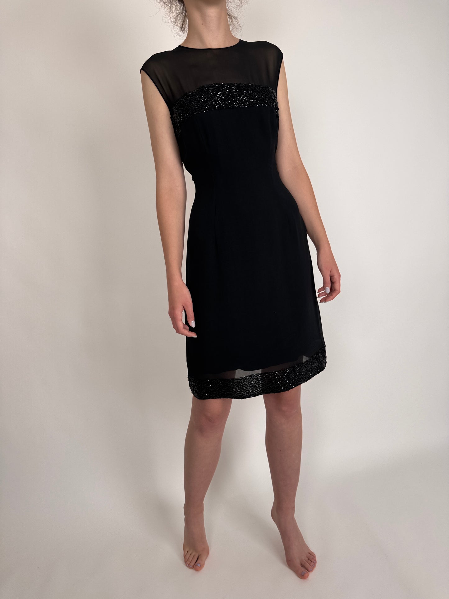 LBD vintage de colecție din anii 60 din mătase naturală