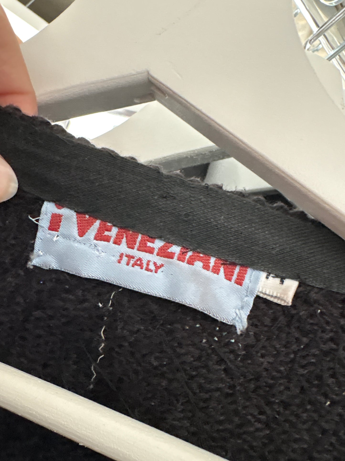 Cardigan italian vintage bijuterie din ramie și bumbac cu aplicații manuale excepționale