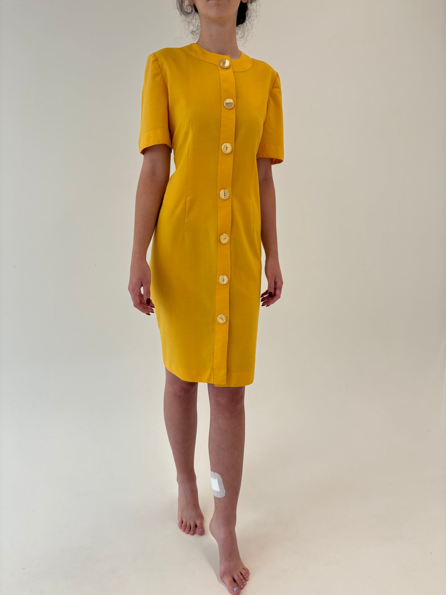 Rochie vintage nouă italiana nouă cu eticheta din lanita extrafina