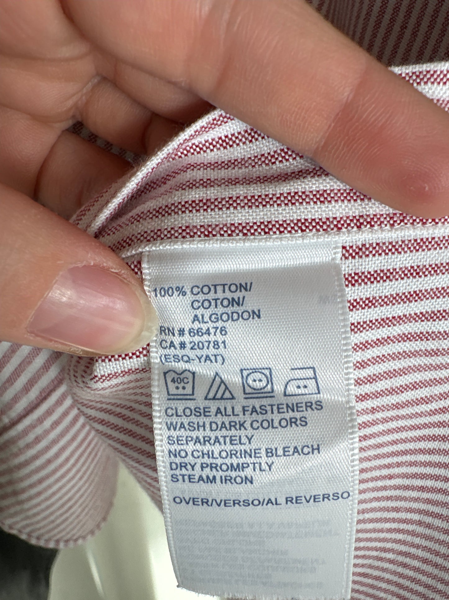 Cămașa Tommy Hilfiger din poplin gros de bumbac cu dungi verticale