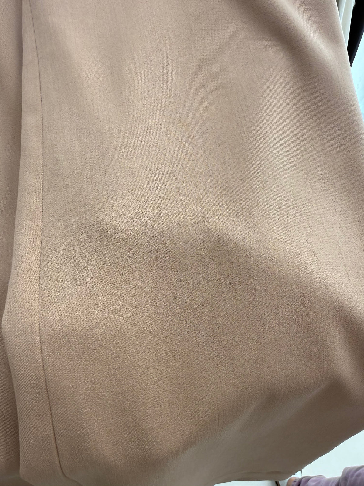 Pantaloni Elisabeta Franchi camel din stofita modelatoare cu accesoriu metalic