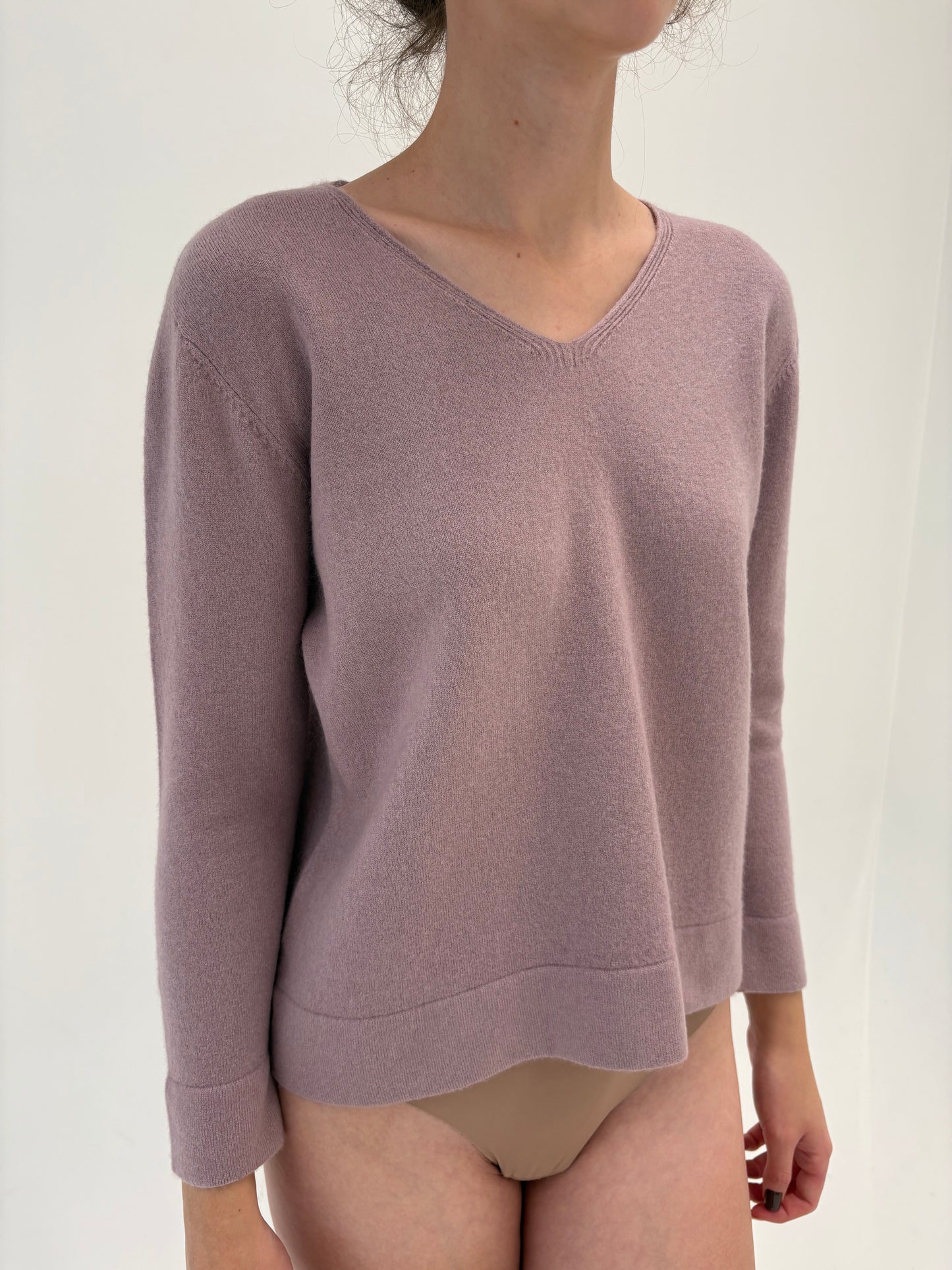 Pulover de brand luxury plus size Elena Miro dusty pink