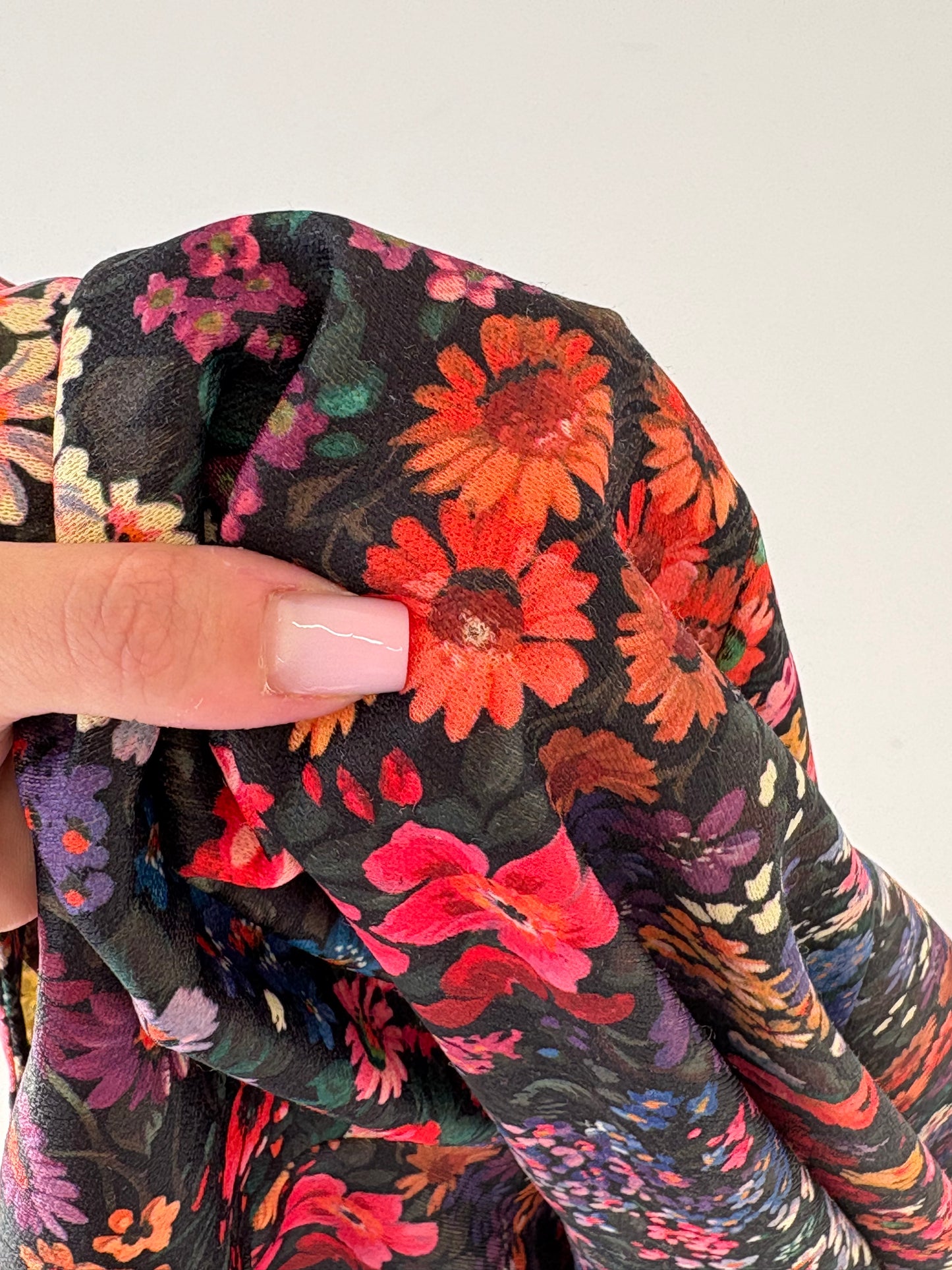 Rochie Old vintage cu print floral superb late 70s