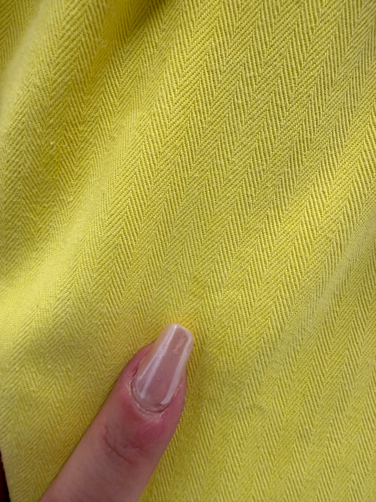 Cămașa vintage YSL lime orange din bumbac moale texturat