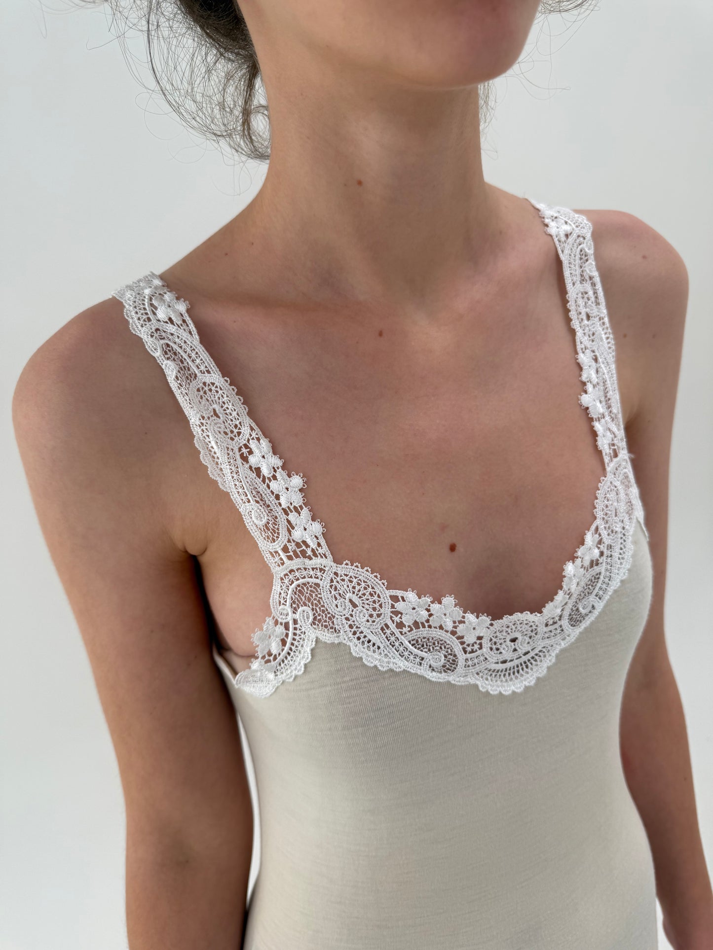 Maieu high end italian din mătase naturală și lana extrafina cambrat