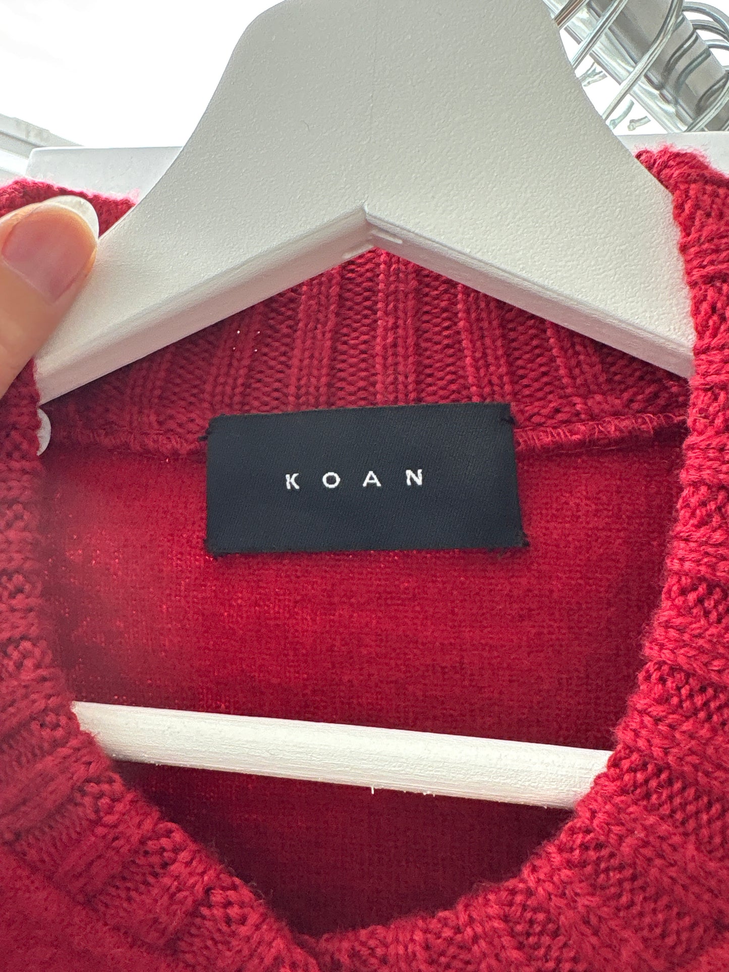 Jacheta dark cherry red din boiled wool de brand super premium italian