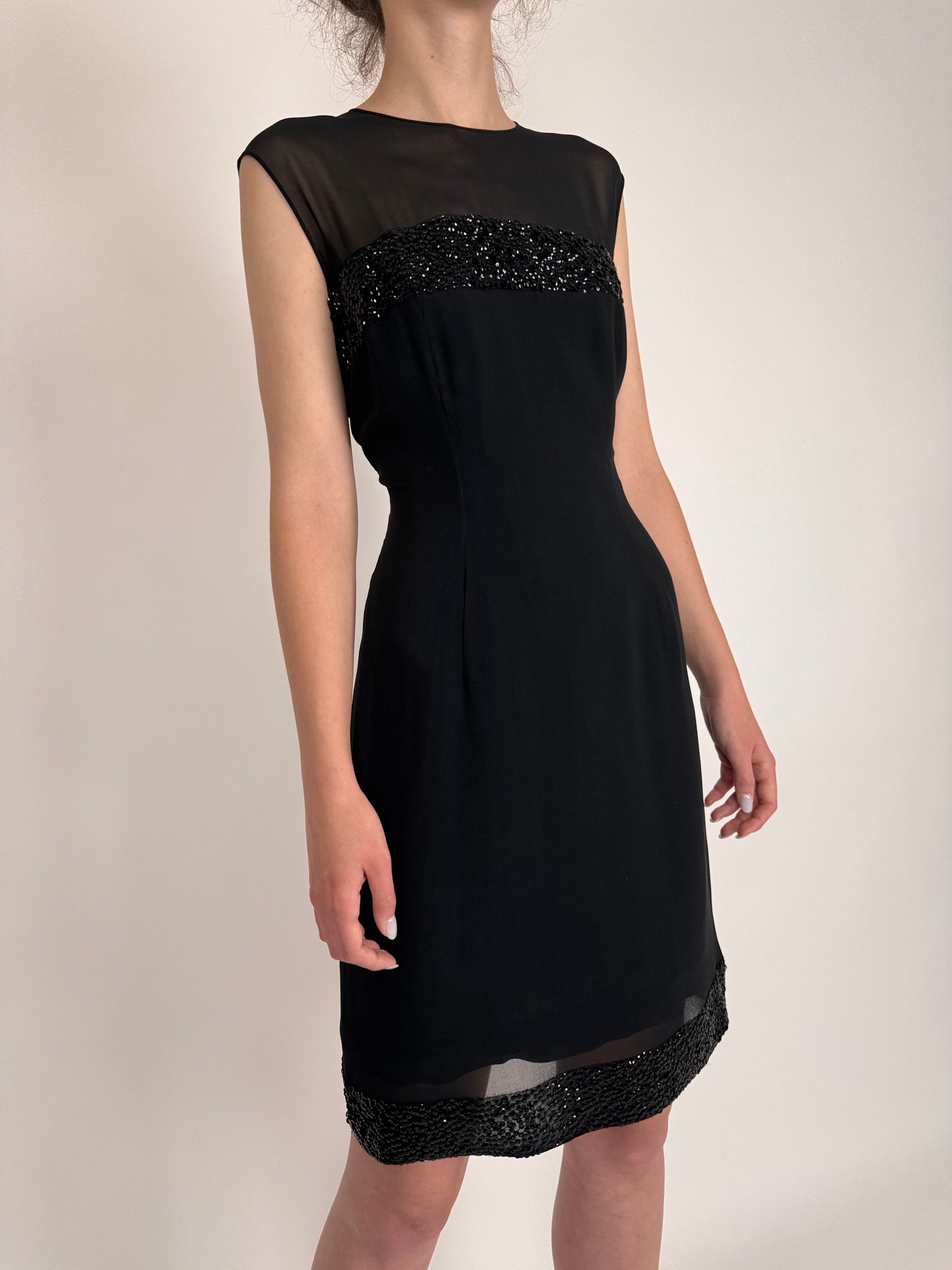 LBD vintage de colecție din anii 60 din mătase naturală