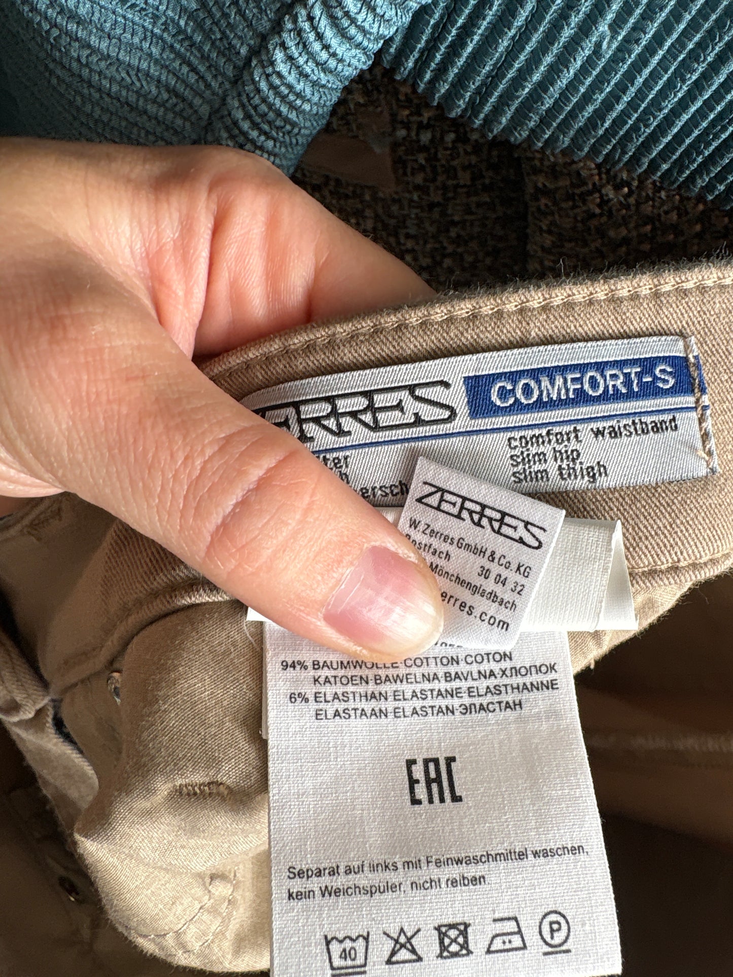 Jeans camel ultra confort modelator cu talie mai generoasă