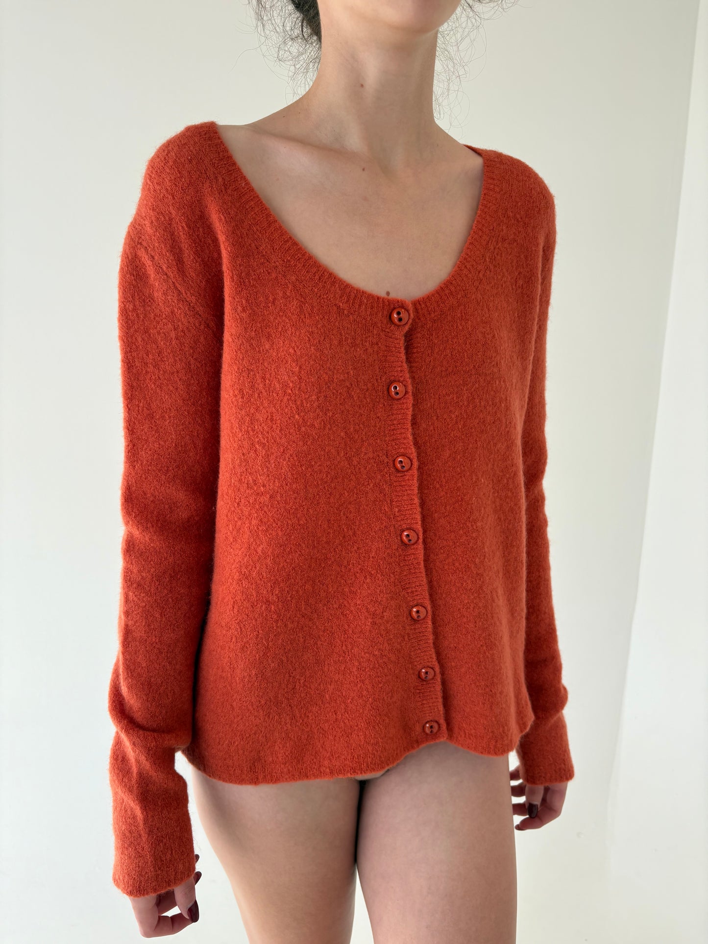Cardigan luxury Marella by Max Mara din baby mohair