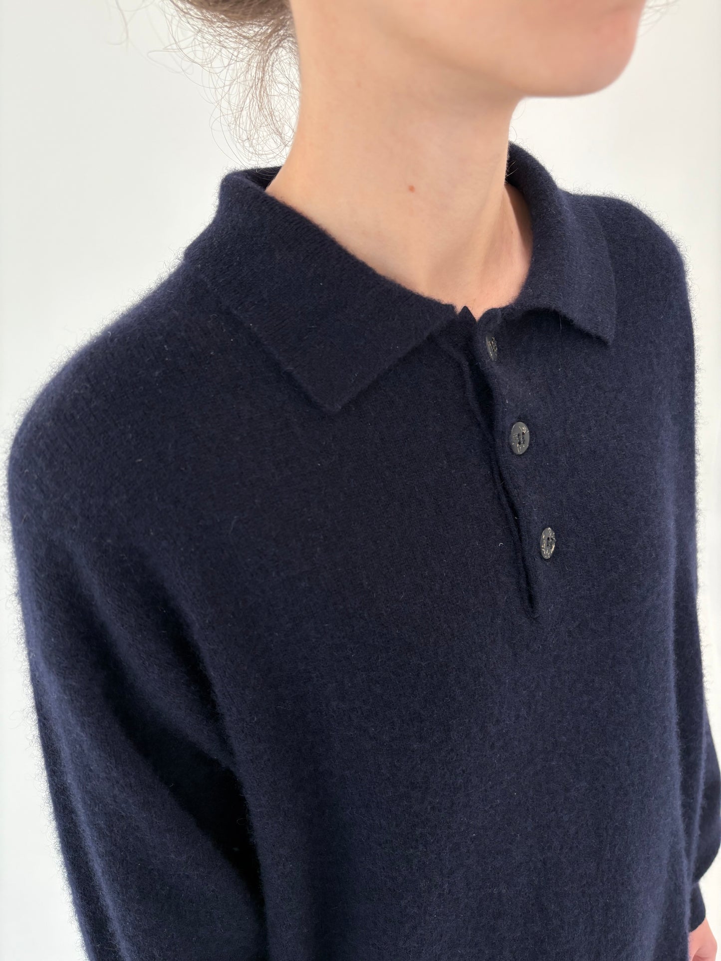 Pulover polo italian din cașmir luxury multiplu excepțional