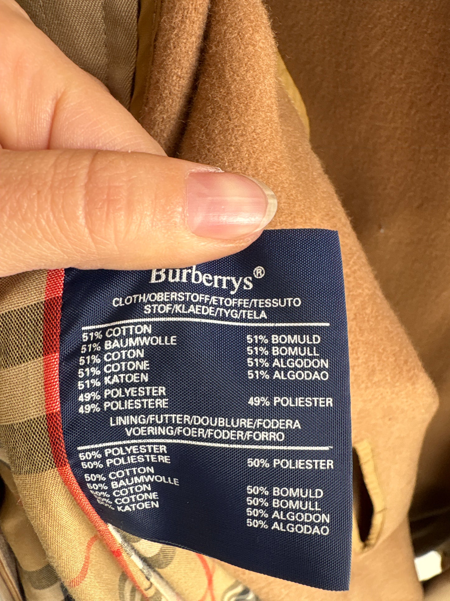 Trench high end Burberry de toamnă iarnă cu liner de lana cu camel hair detașabil