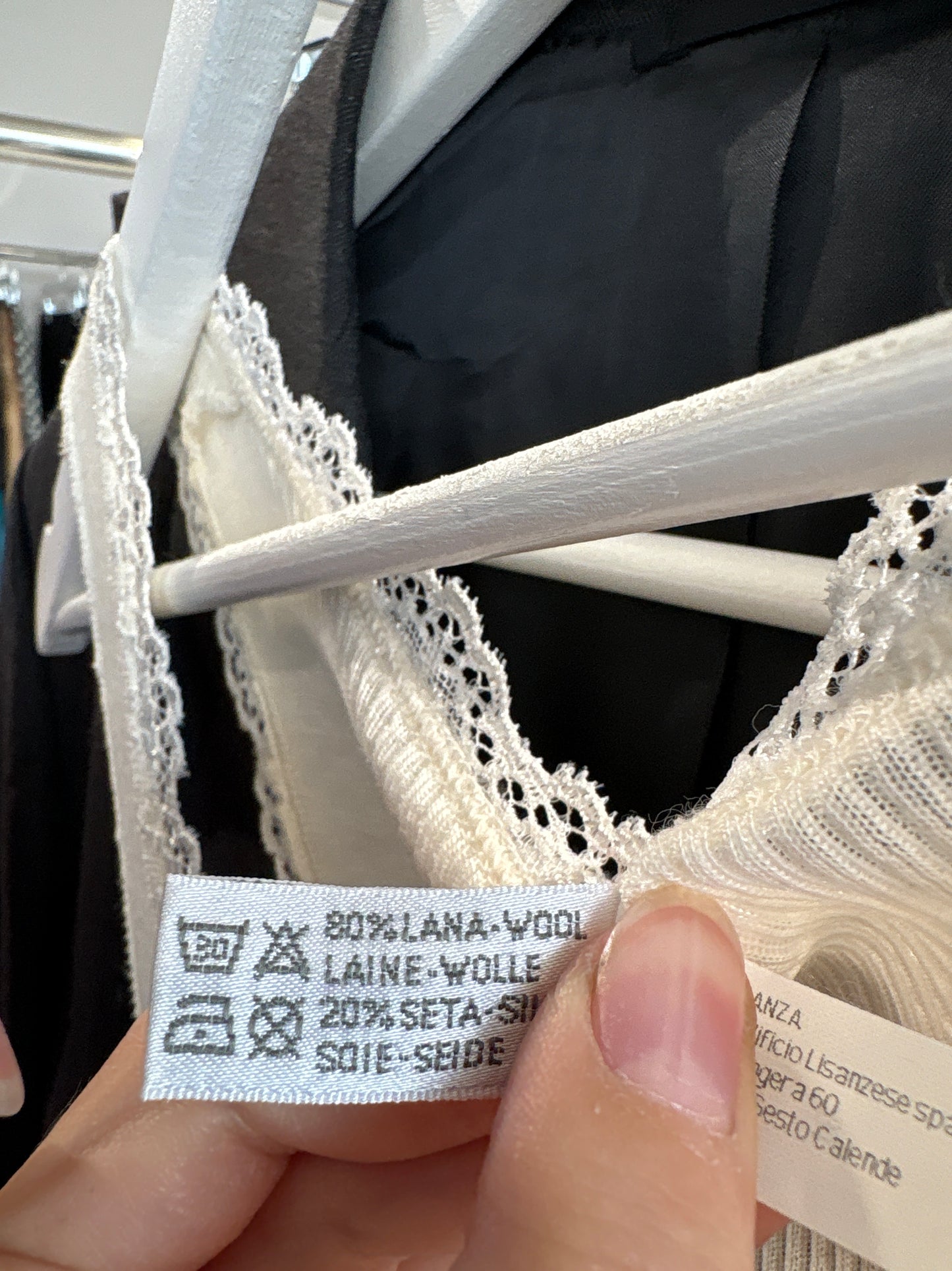 Maieu luxury italian din lana extrafina și mătase naturală