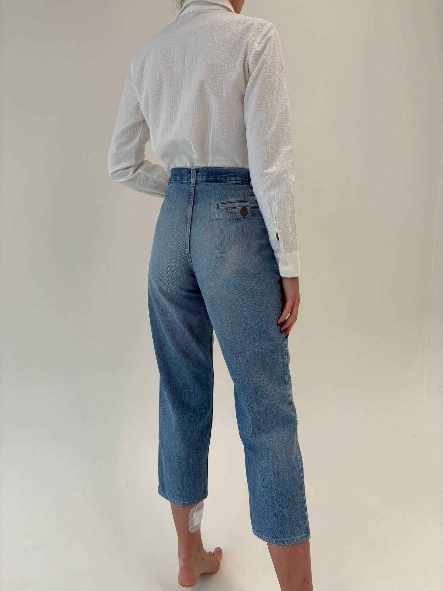 Jeans vintage petite cu pense classic wash