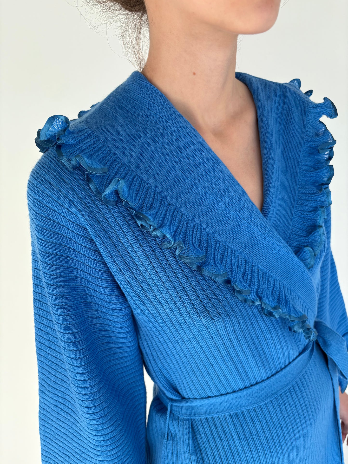 Halat high end italian din lana extrafina ribbed