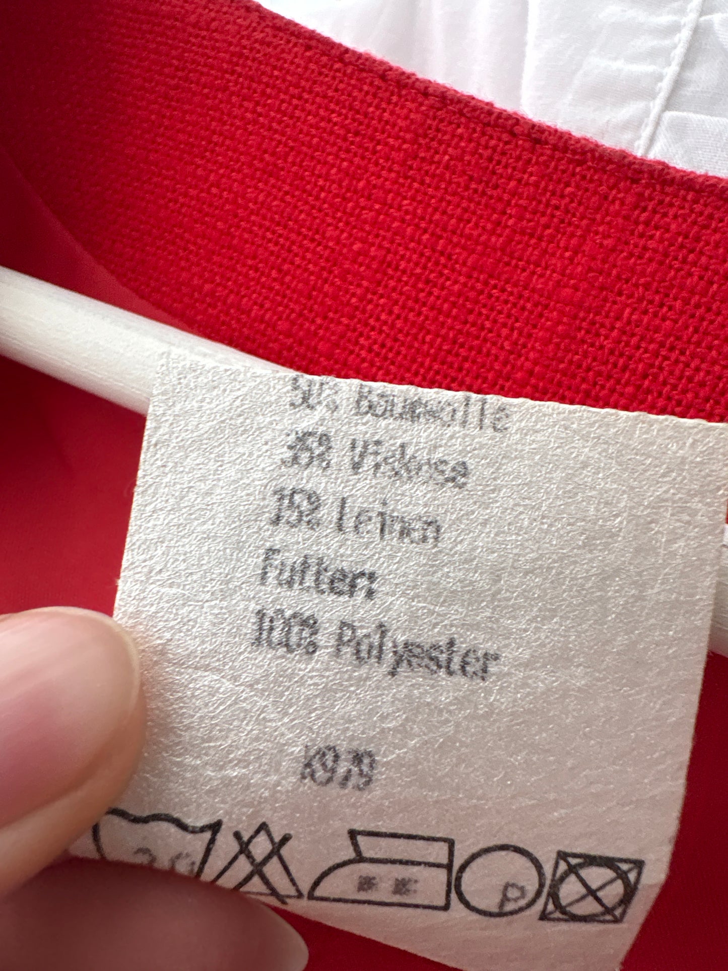 Sacou vintage ultra cambrat din pânză roșu tare cu mâneci ușor bufante