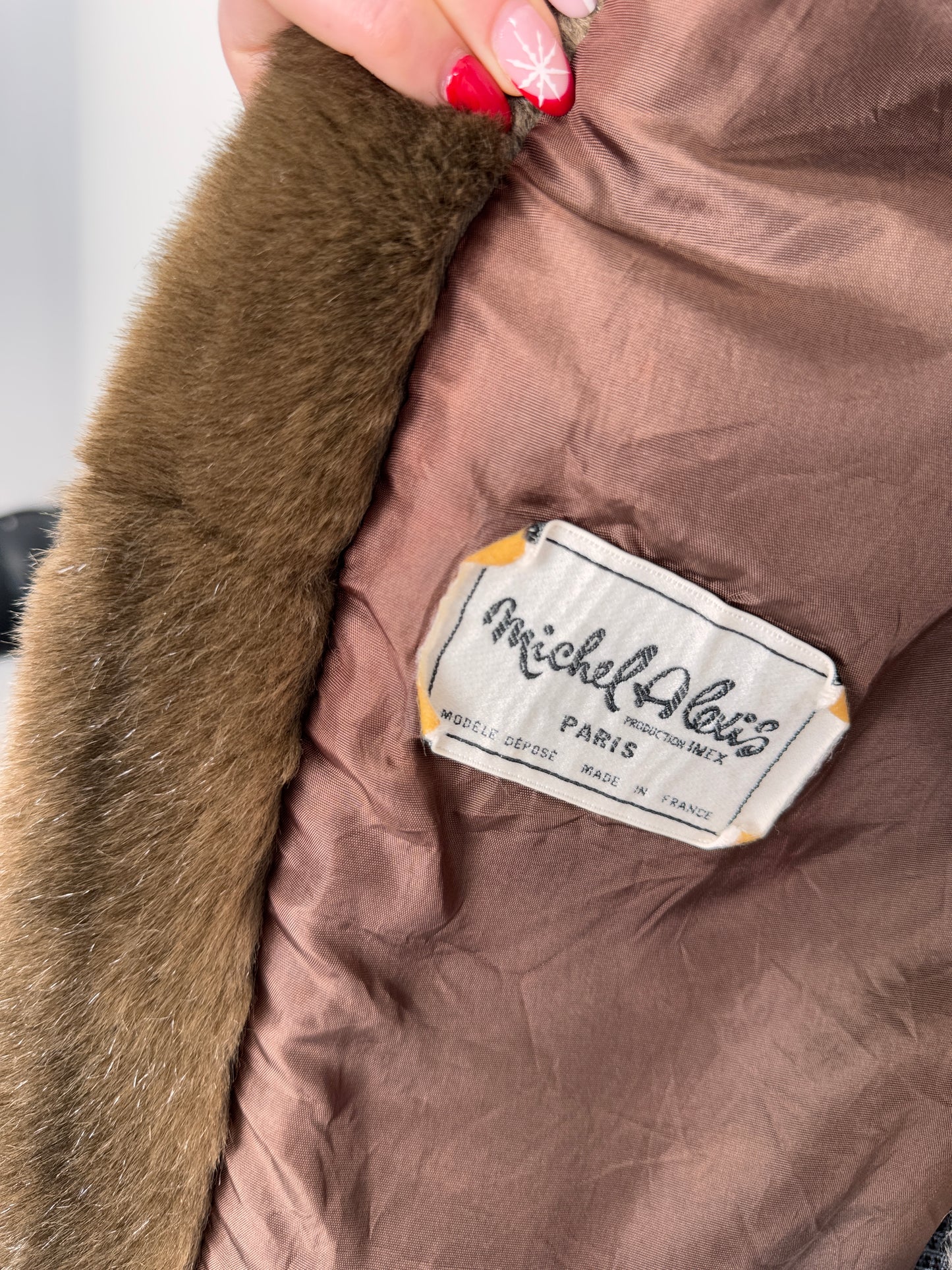 Teddy coat vintage premium franțuzesc